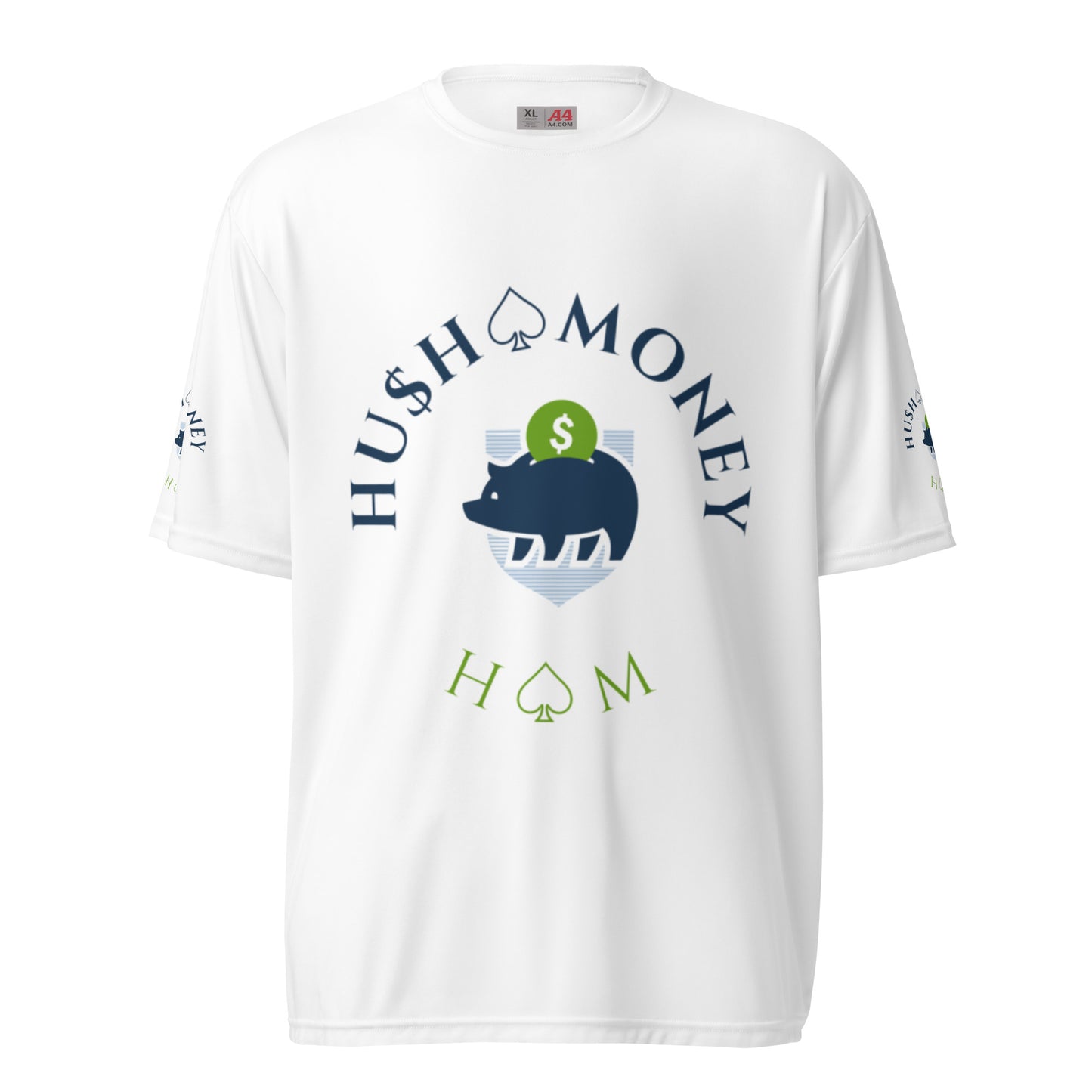 Hush Money Unisex performance crew neck t-shirt