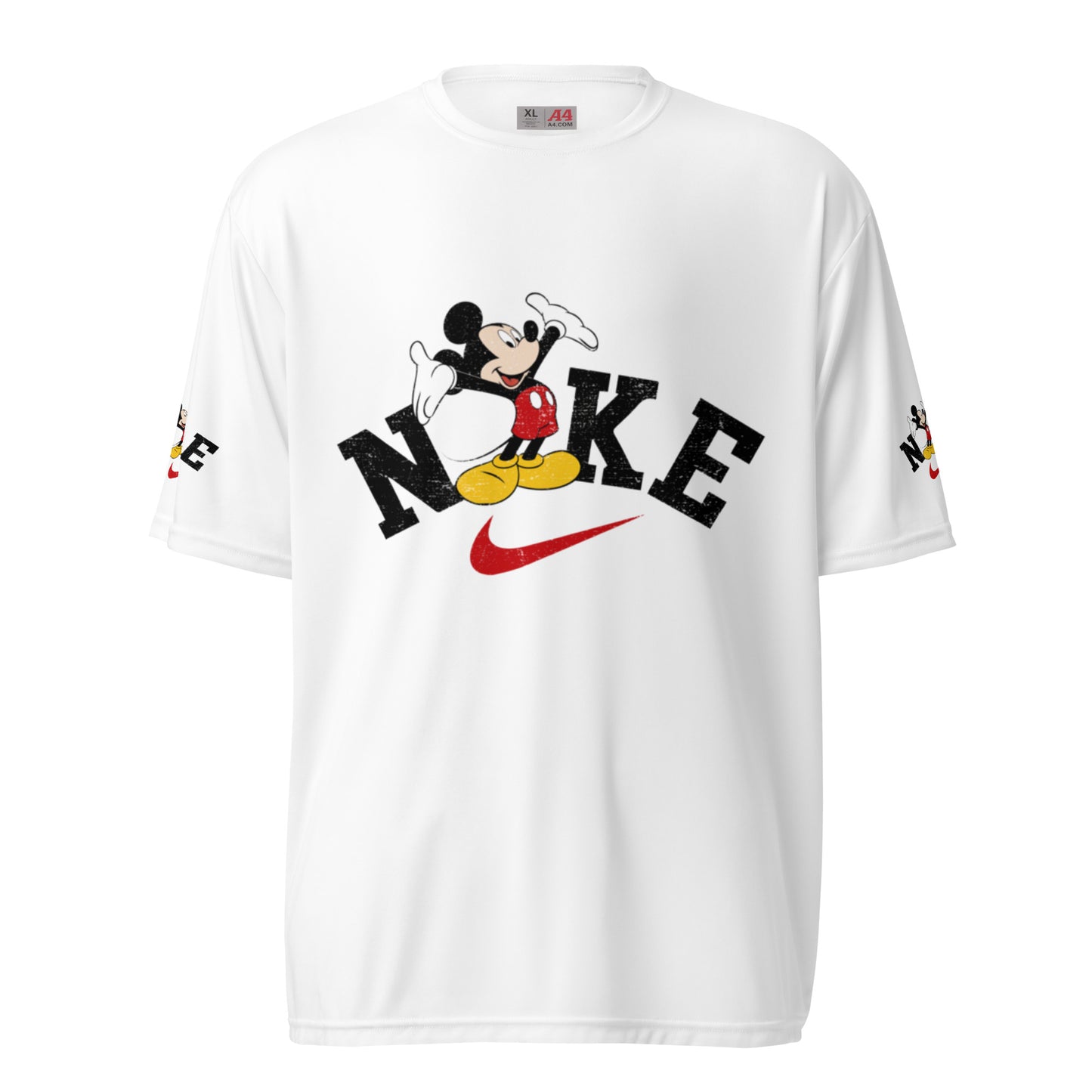 Nike logo men performance crew neck t-shirt