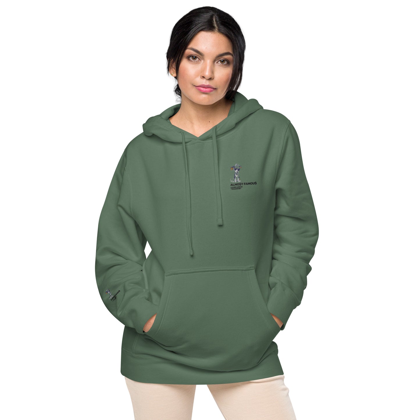 Almost famous Unisex pigment-dyed hoodie