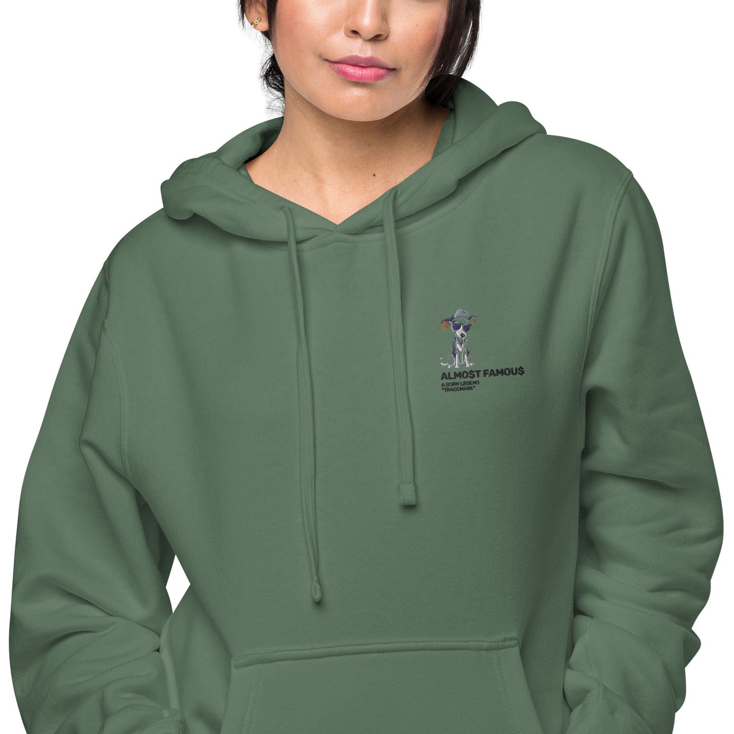 Almost famous Unisex pigment-dyed hoodie