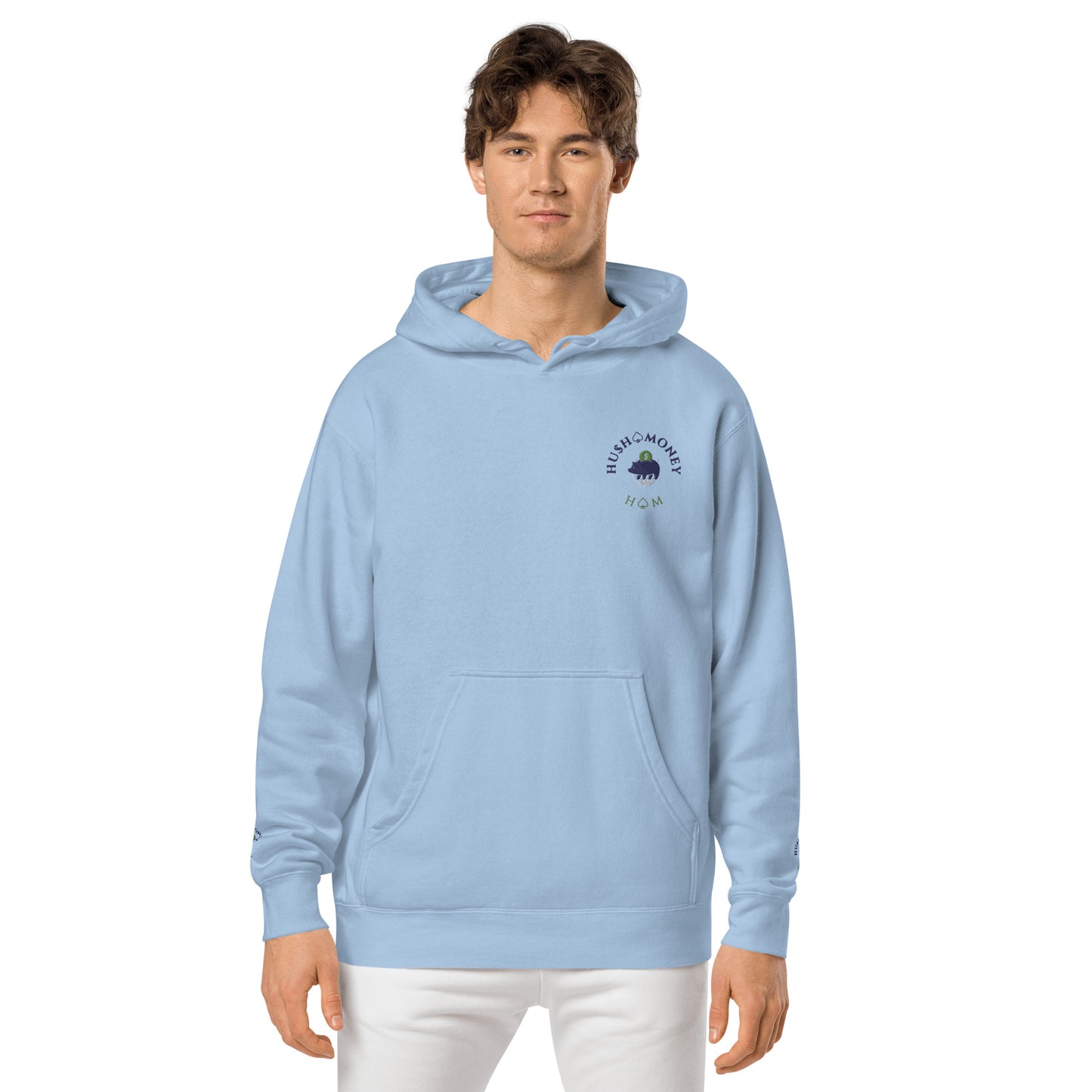 Hush Money Unisex pigment-dyed hoodie