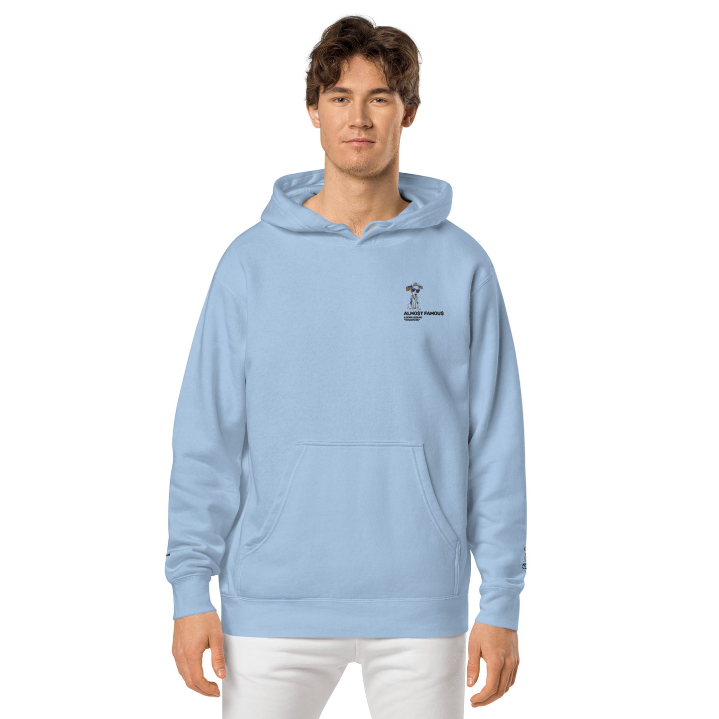 Almost famous Unisex pigment-dyed hoodie