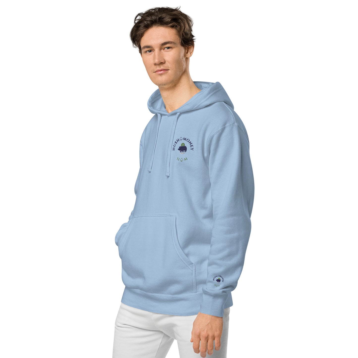 Hush Money Unisex pigment-dyed hoodie