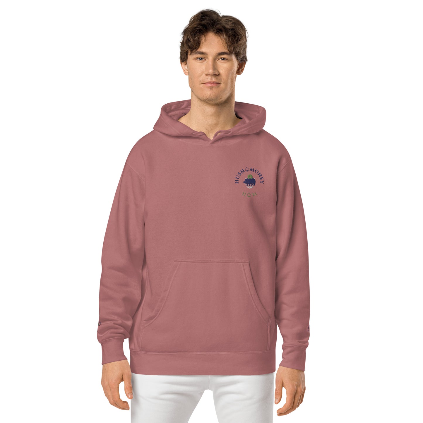 Hush Money Unisex pigment-dyed hoodie