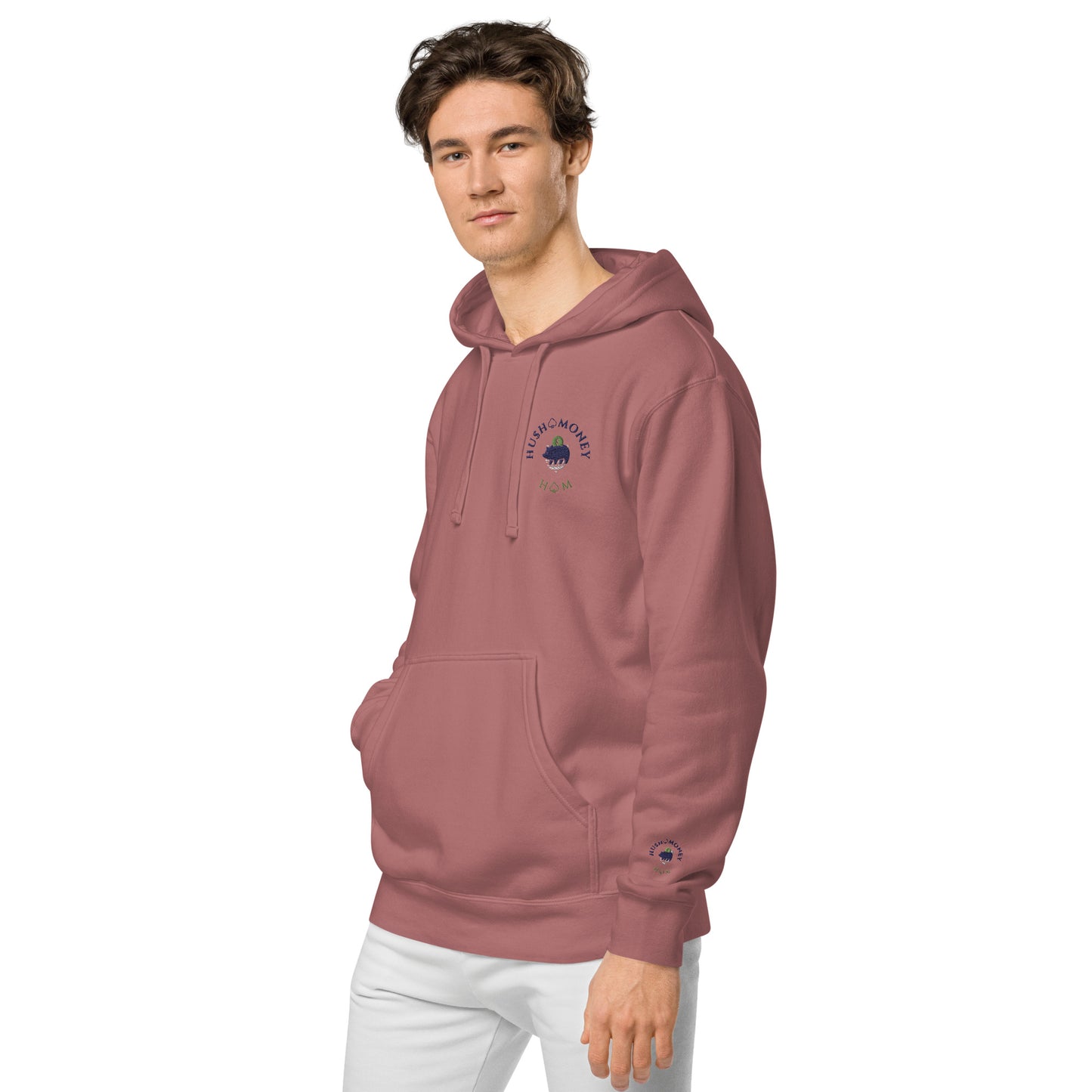 Hush Money Unisex pigment-dyed hoodie