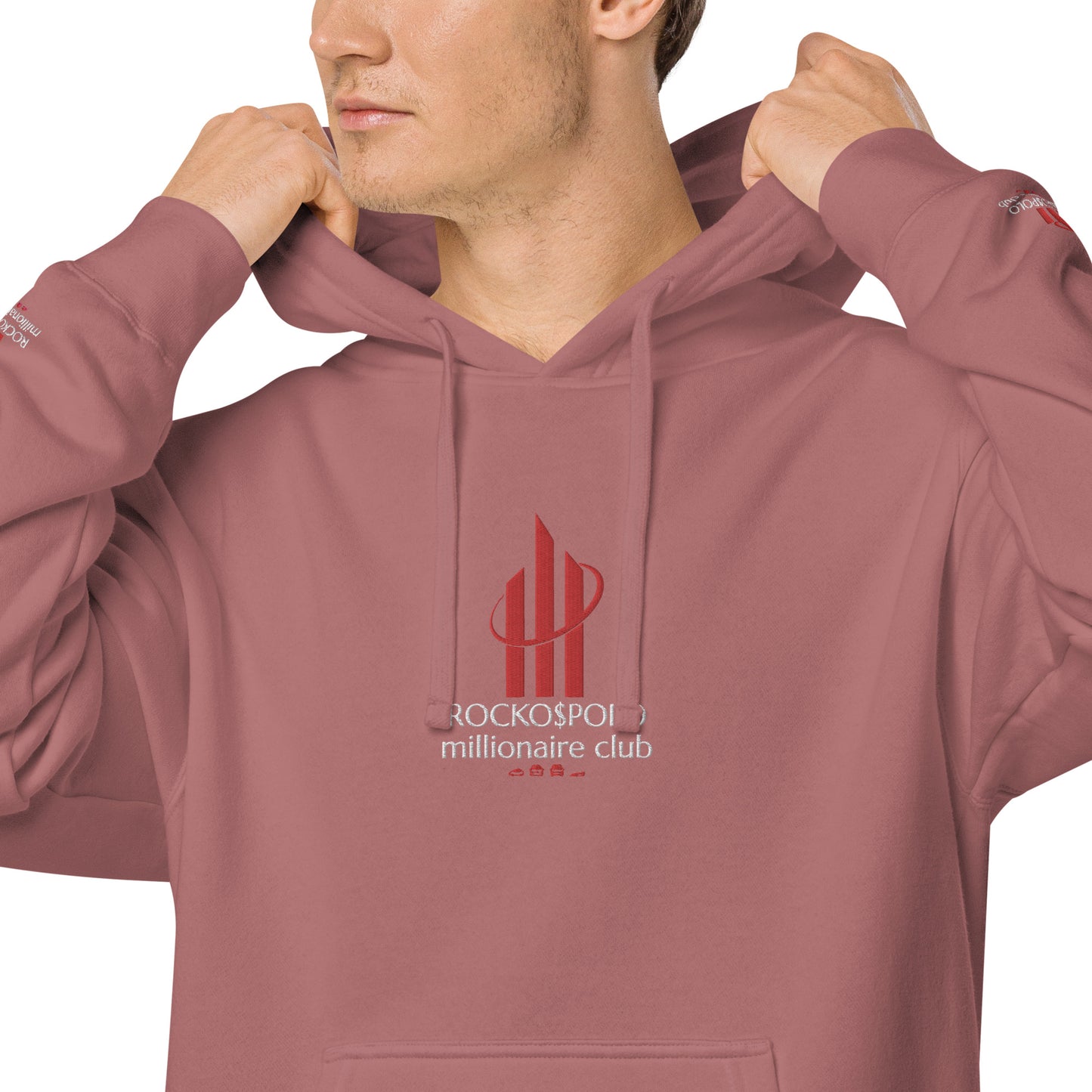 Rocko/Polo Unisex pigment-dyed hoodie