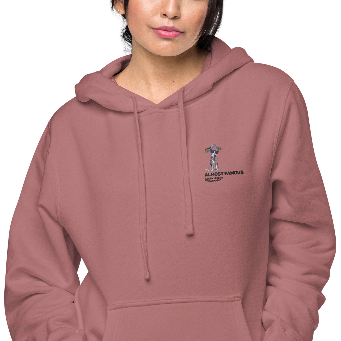 Almost famous Unisex pigment-dyed hoodie