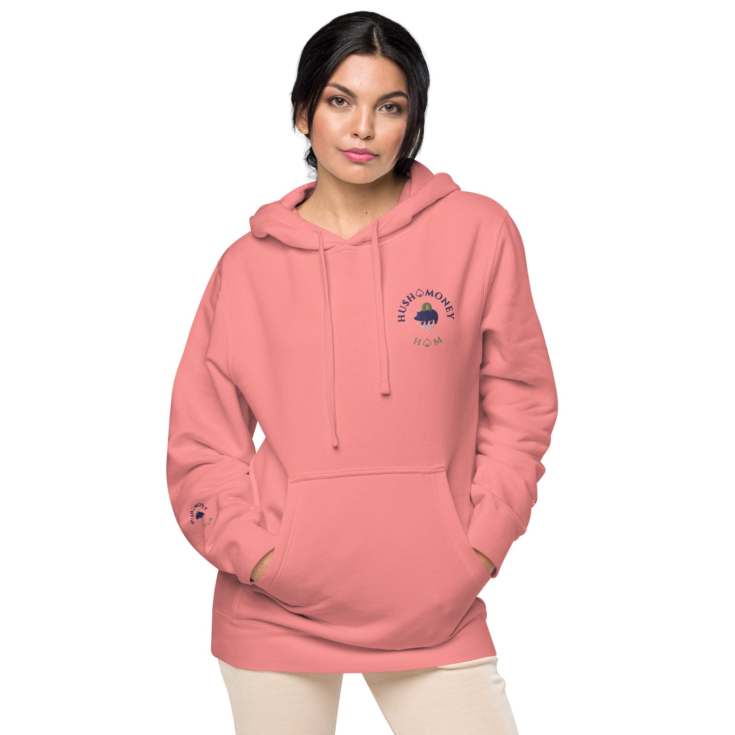 Hush Money Unisex pigment-dyed hoodie