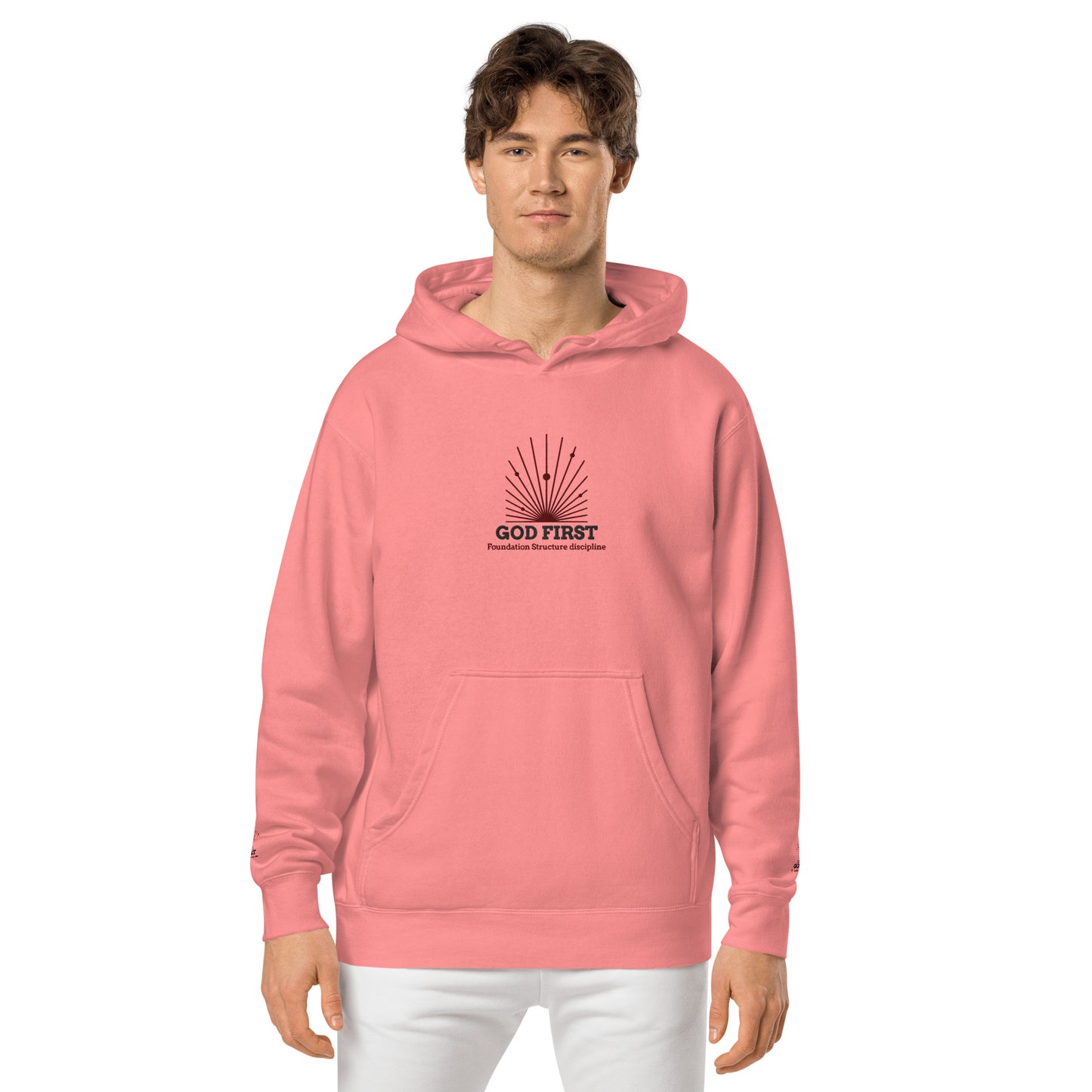 Unisex pigment-dyed hoodie