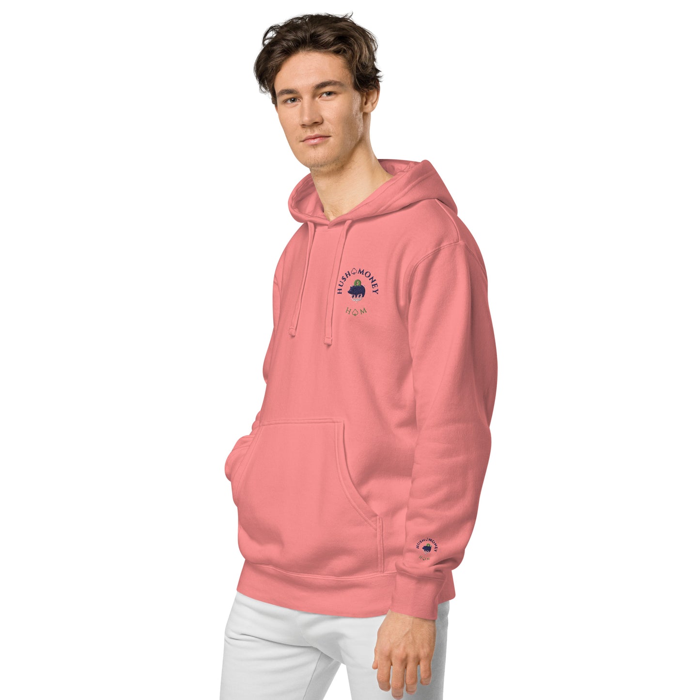 Hush Money Unisex pigment-dyed hoodie