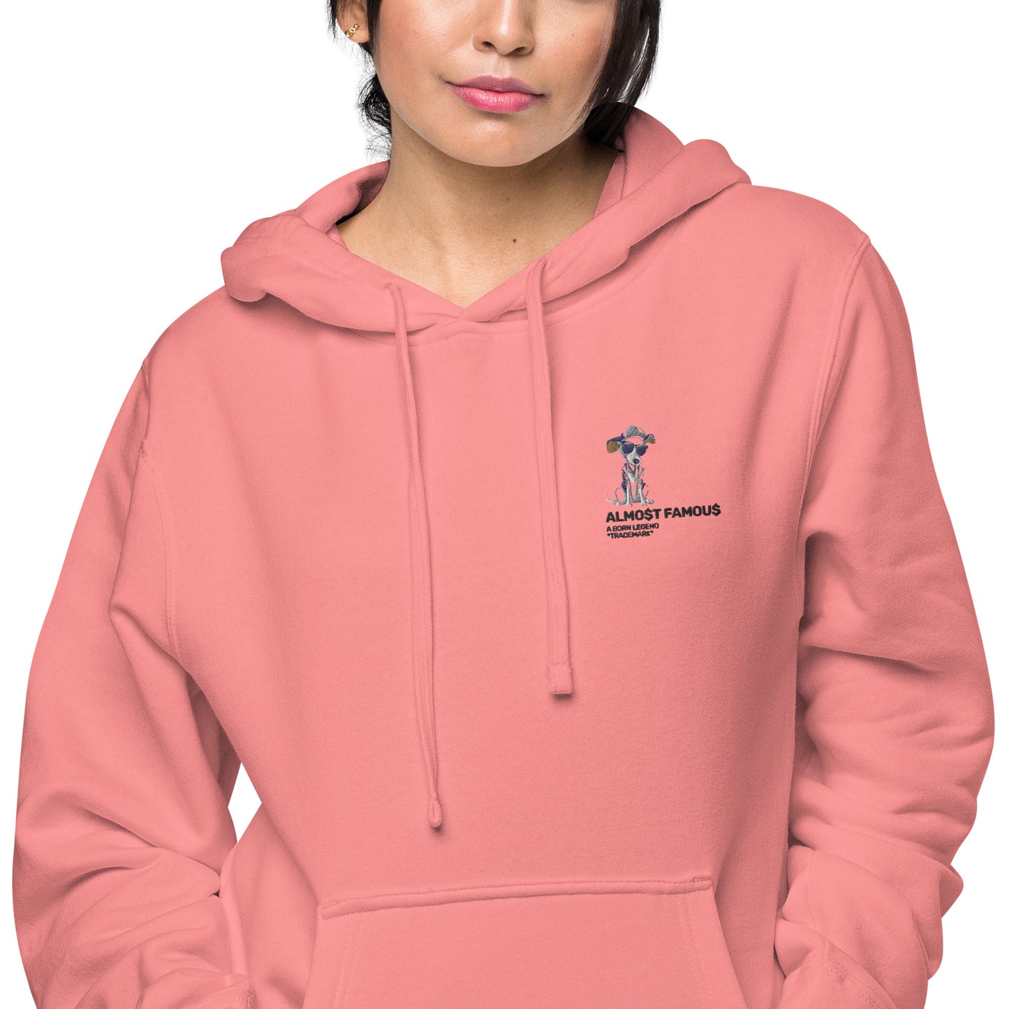 Almost famous Unisex pigment-dyed hoodie