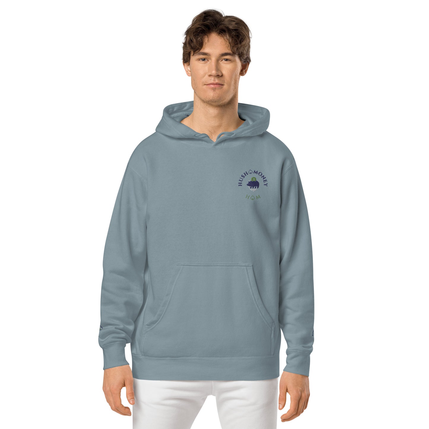 Hush Money Unisex pigment-dyed hoodie