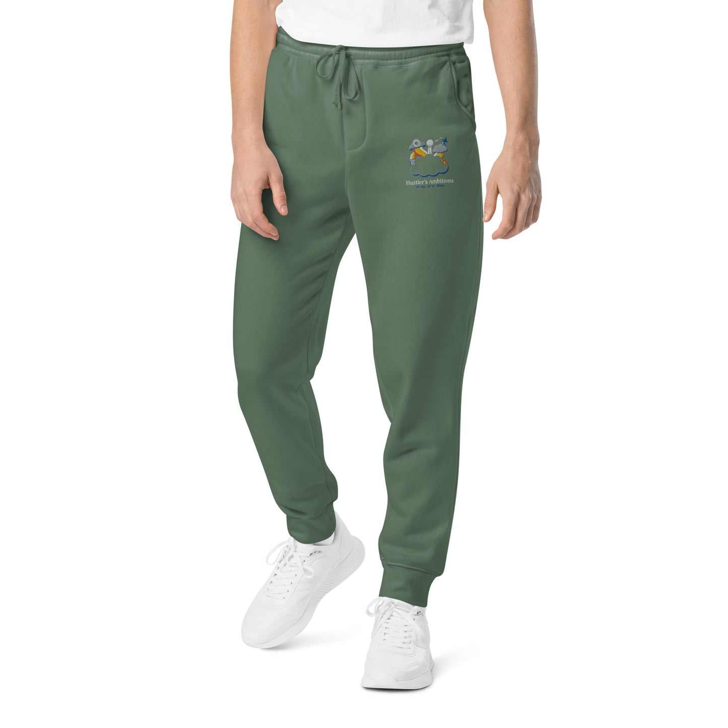 Hustler's Ambitions Men pigment-dyed sweatpants