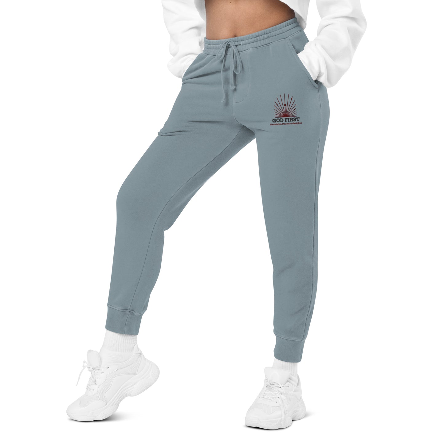 Unisex pigment-dyed sweatpants