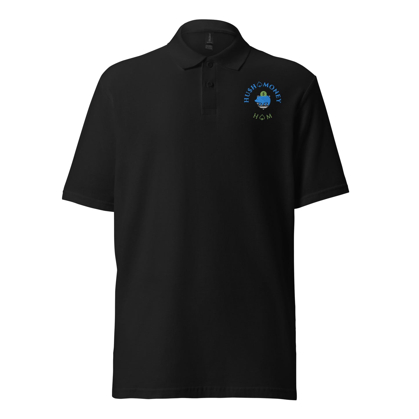 HU$H MONEY  Unisex pique polo shirt