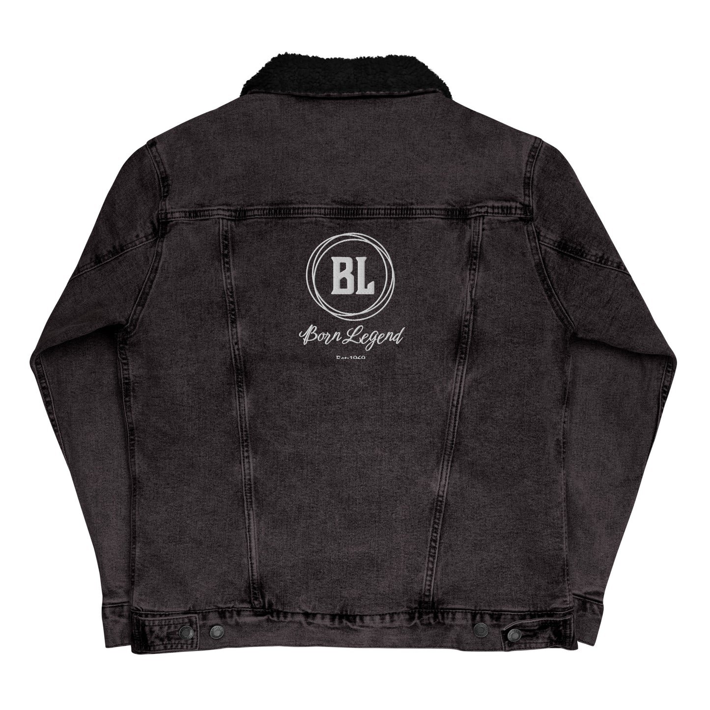 Born Legend Unisex denim sherpa jacket