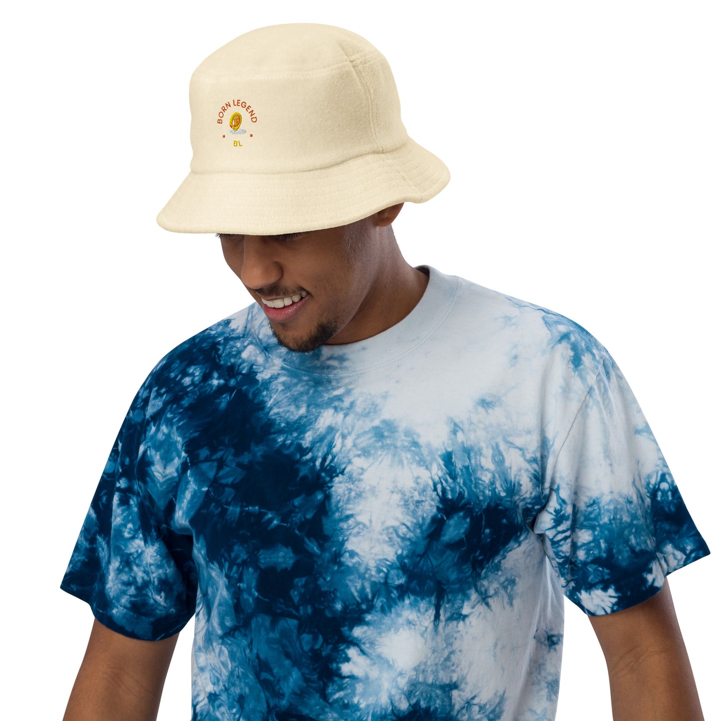 Born Legend Unstructured terry cloth bucket hat