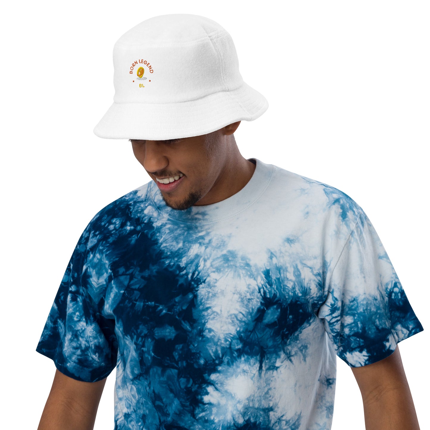 Born Legend Unstructured terry cloth bucket hat