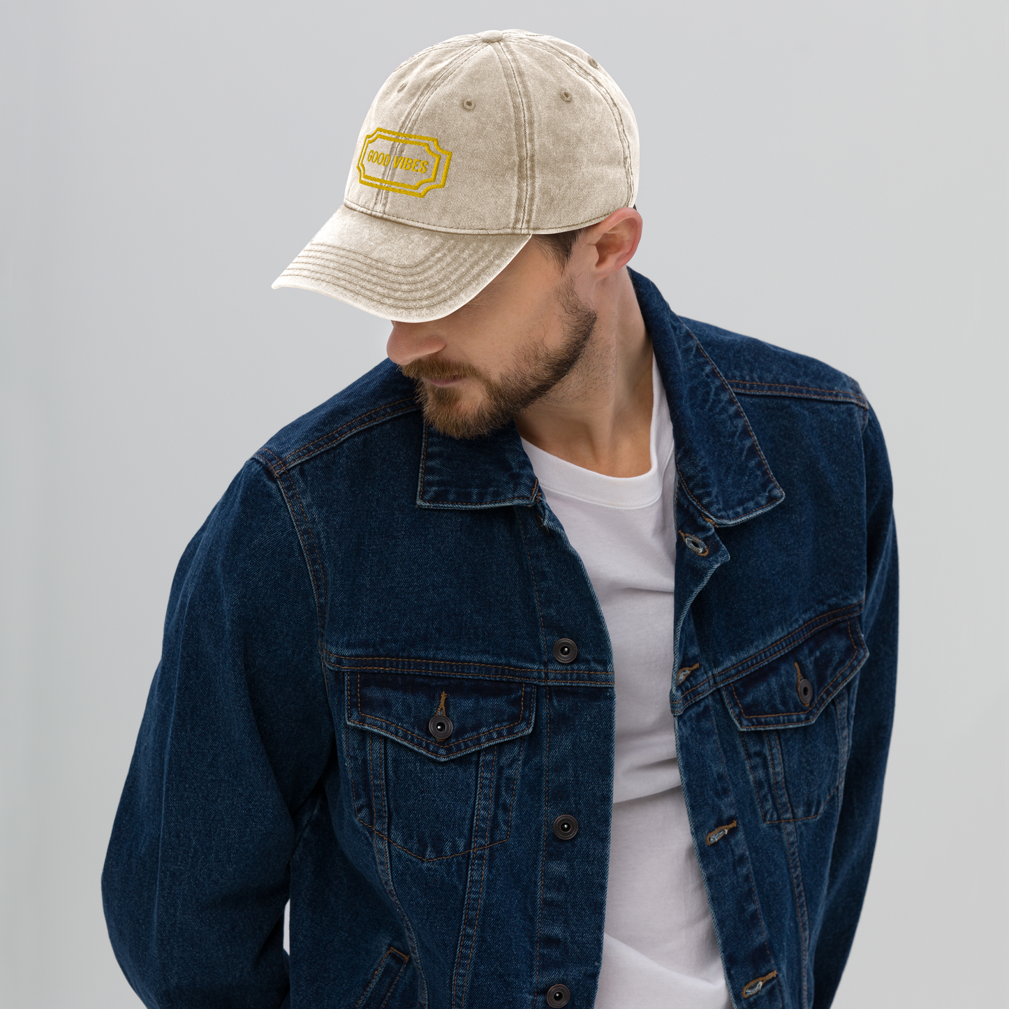 Good Vibe Vintage Cotton Twill Cap