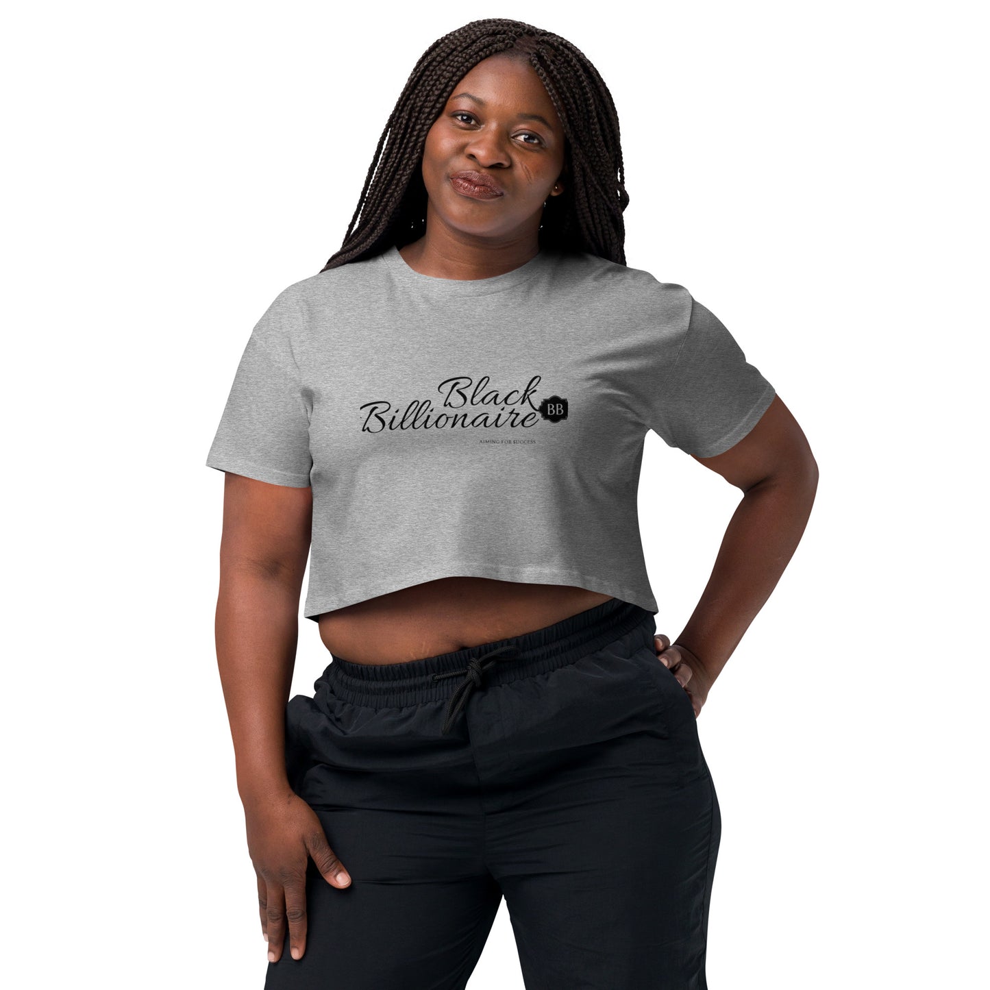 Black Billionaire Women’s crop top