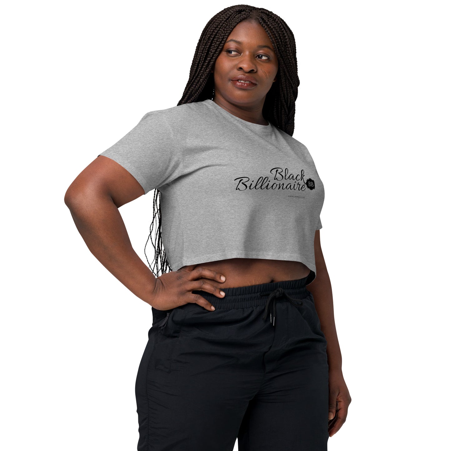 Black Billionaire Women’s crop top