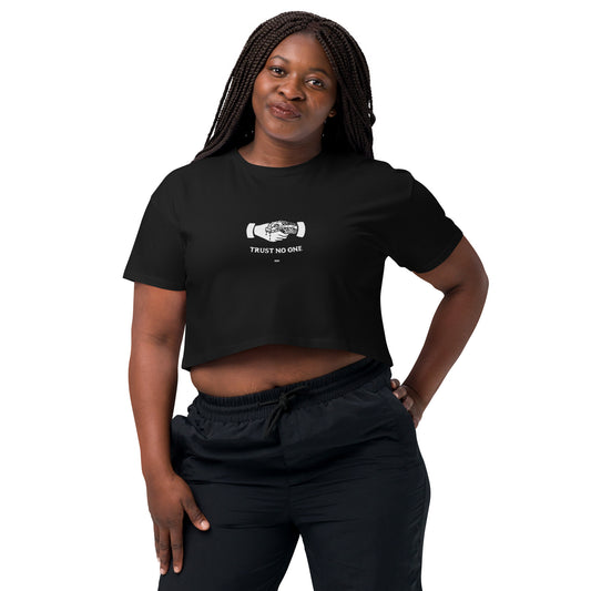 Trust No One (Women’s crop top)