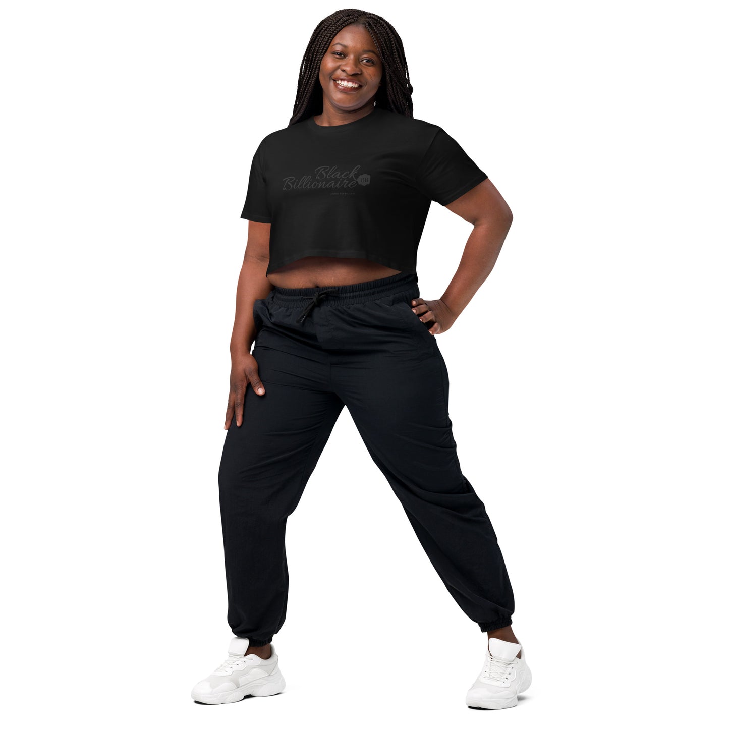 Black Billionaire Women’s crop top