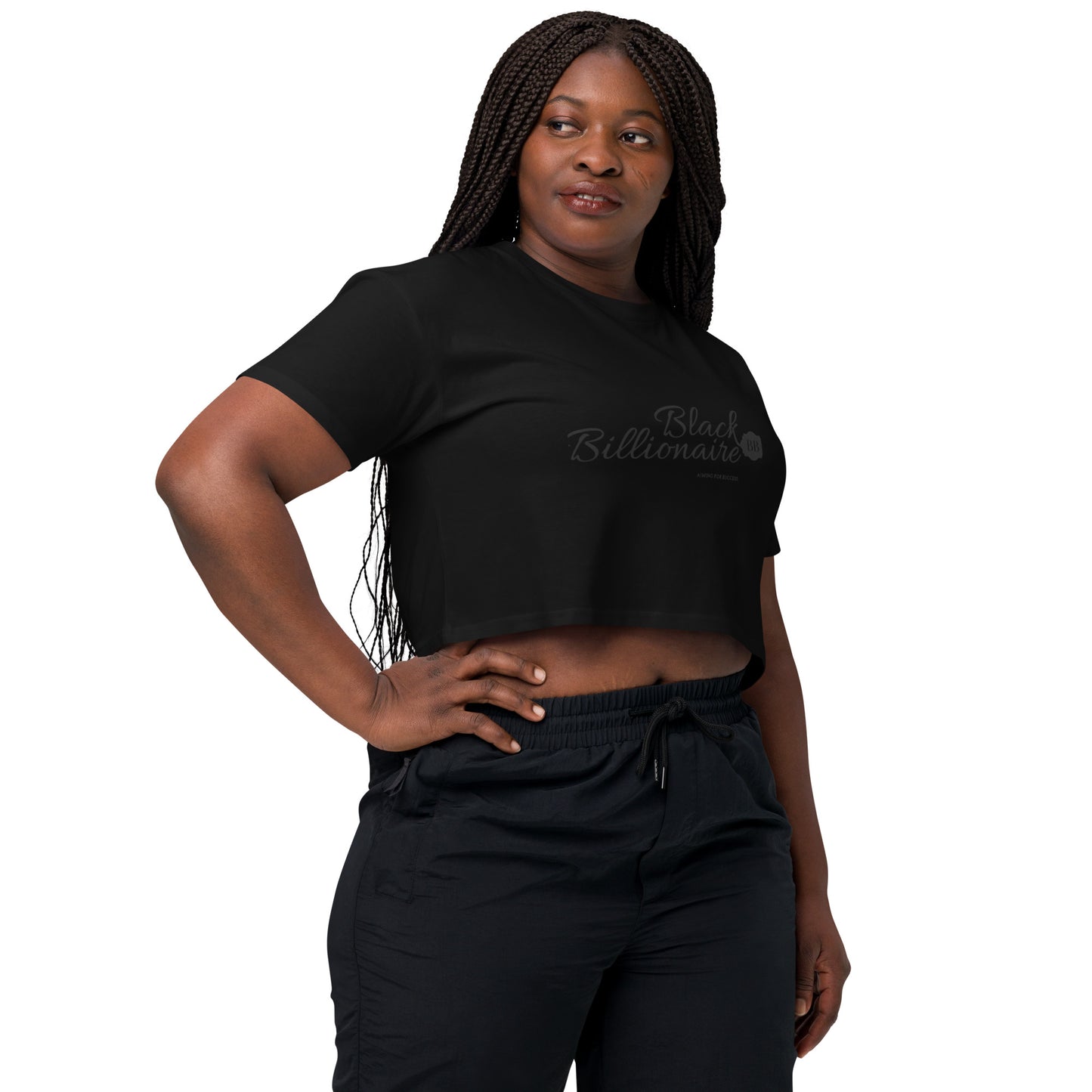 Black Billionaire Women’s crop top