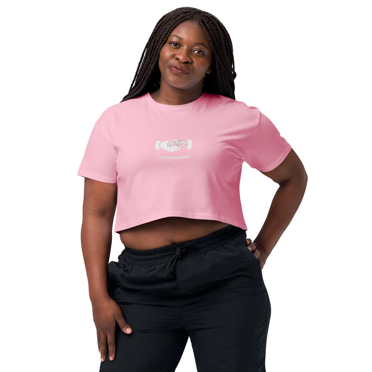 Trust No One (Women’s crop top)