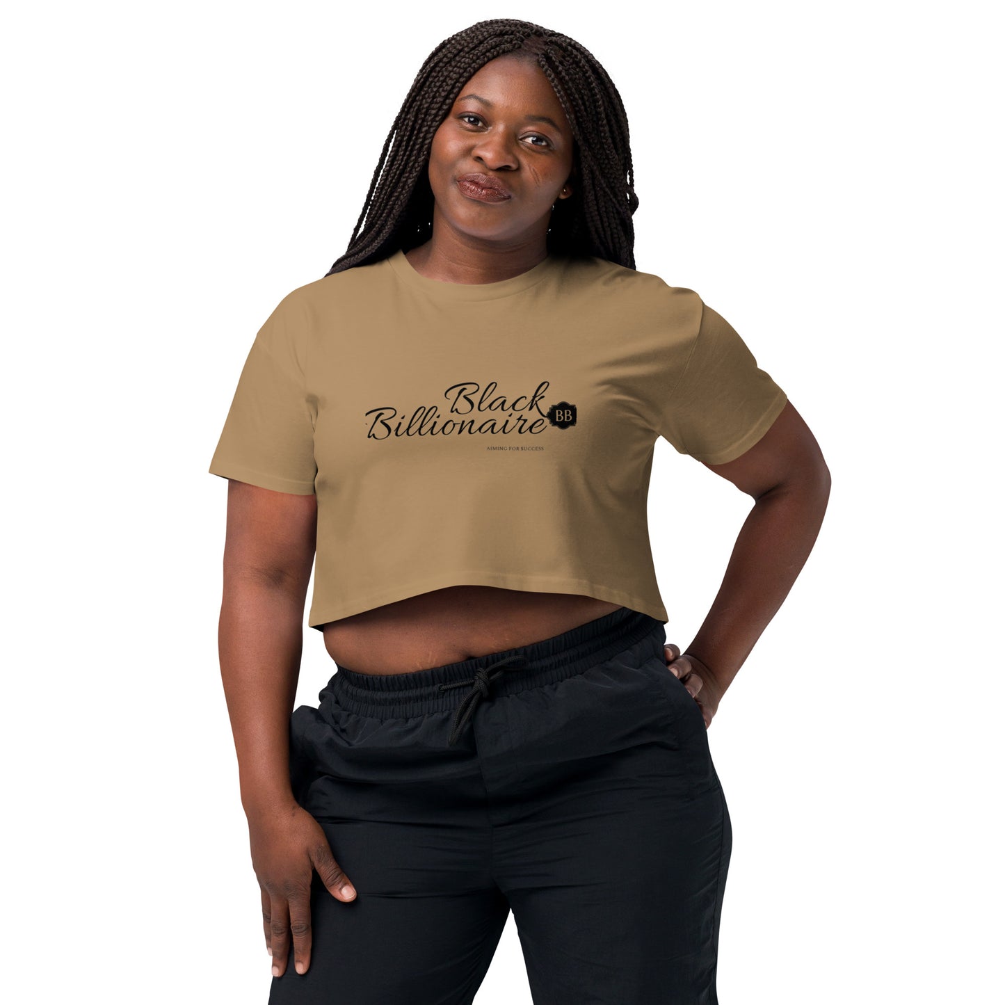 Black Billionaire Women’s crop top