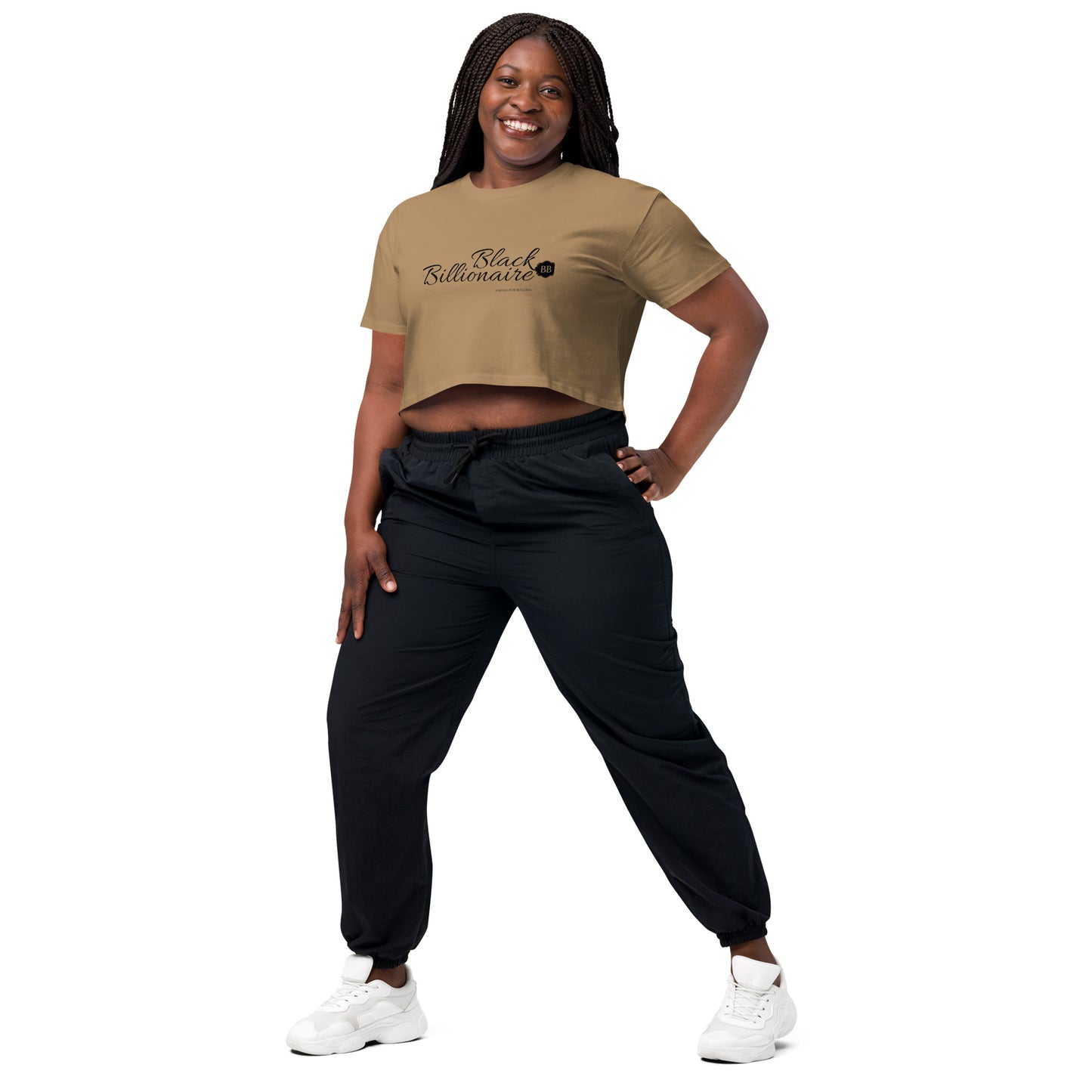 Black Billionaire Women’s crop top