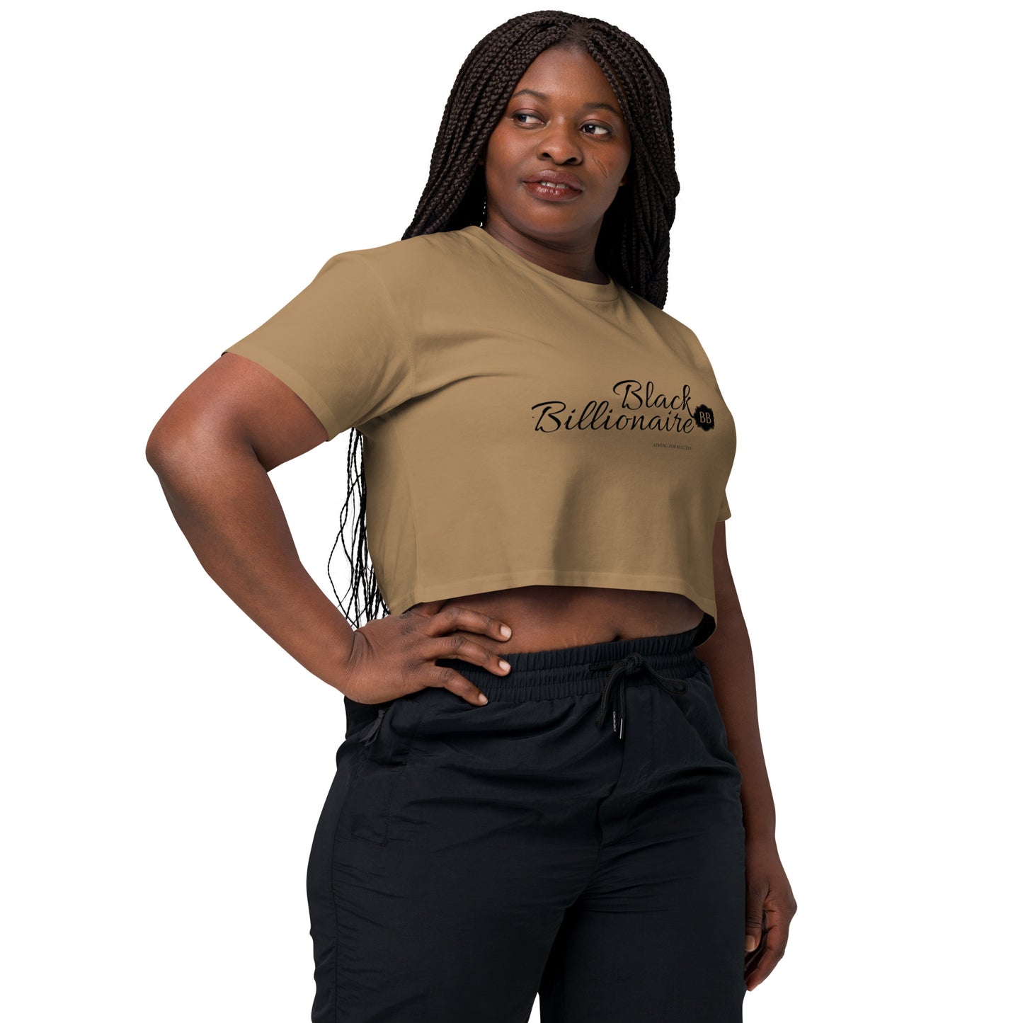 Black Billionaire Women’s crop top