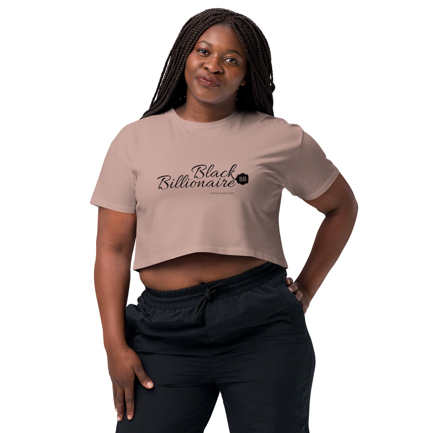 Black Billionaire Women’s crop top