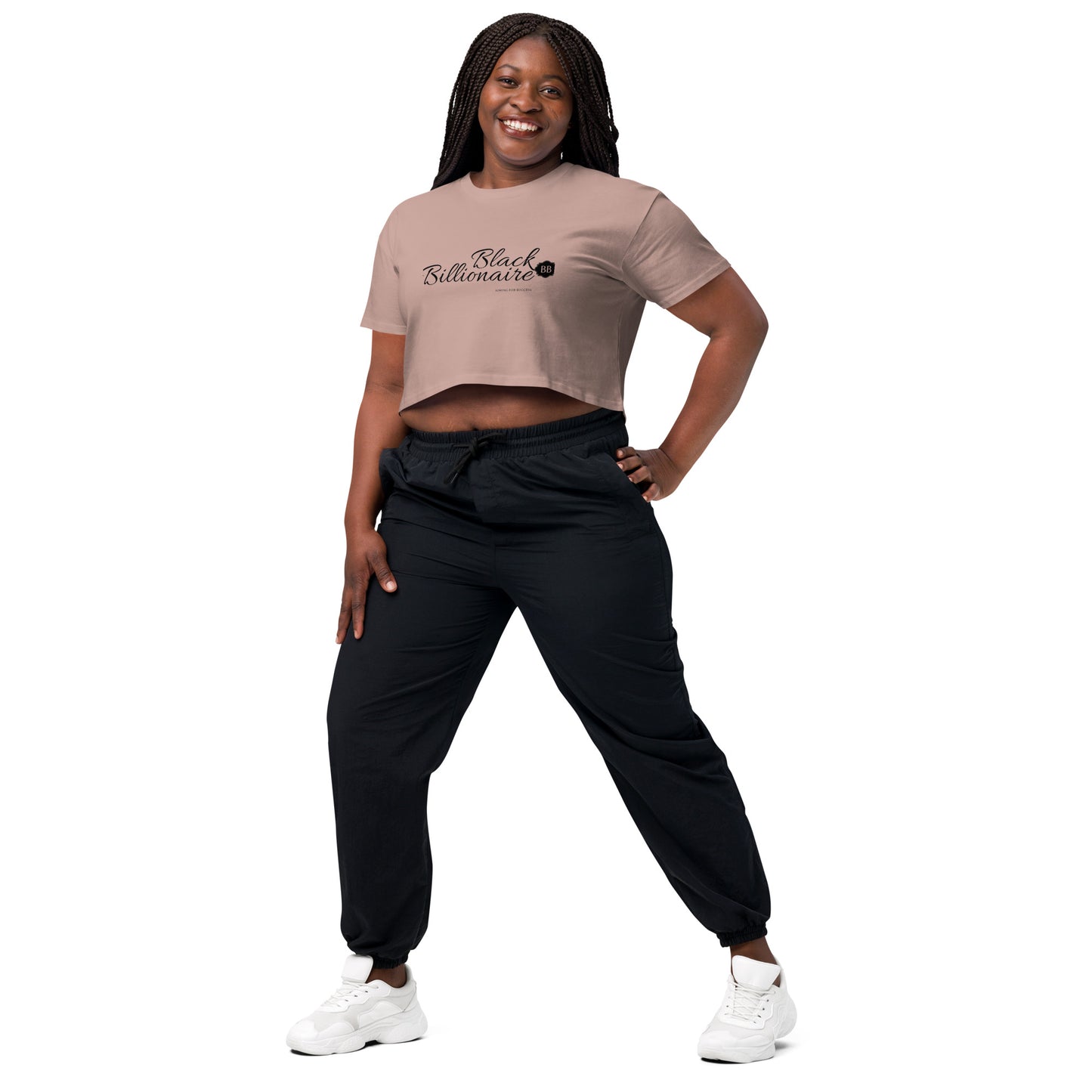 Black Billionaire Women’s crop top