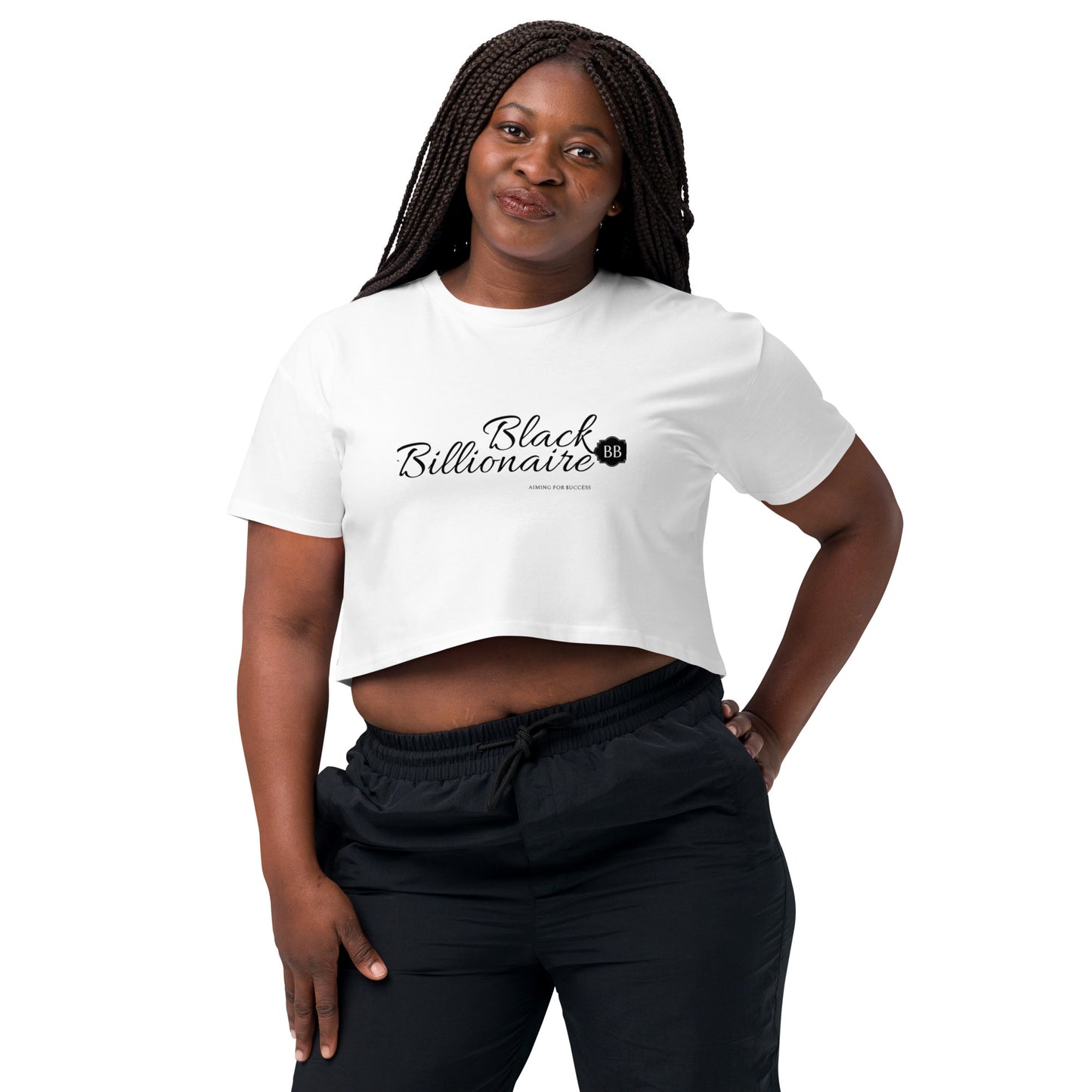 Black Billionaire Women’s crop top