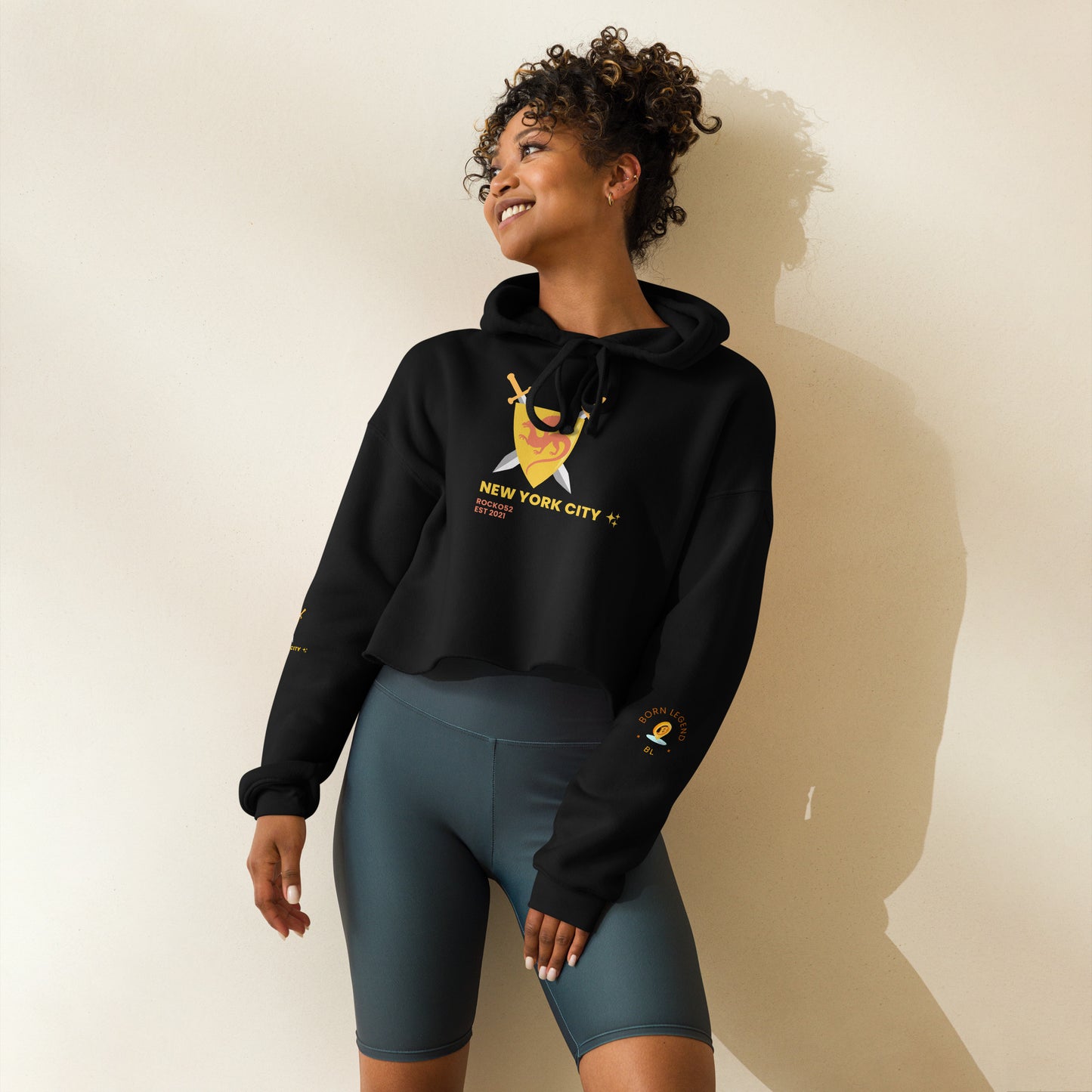 Born Legend Women Crop Hoodie