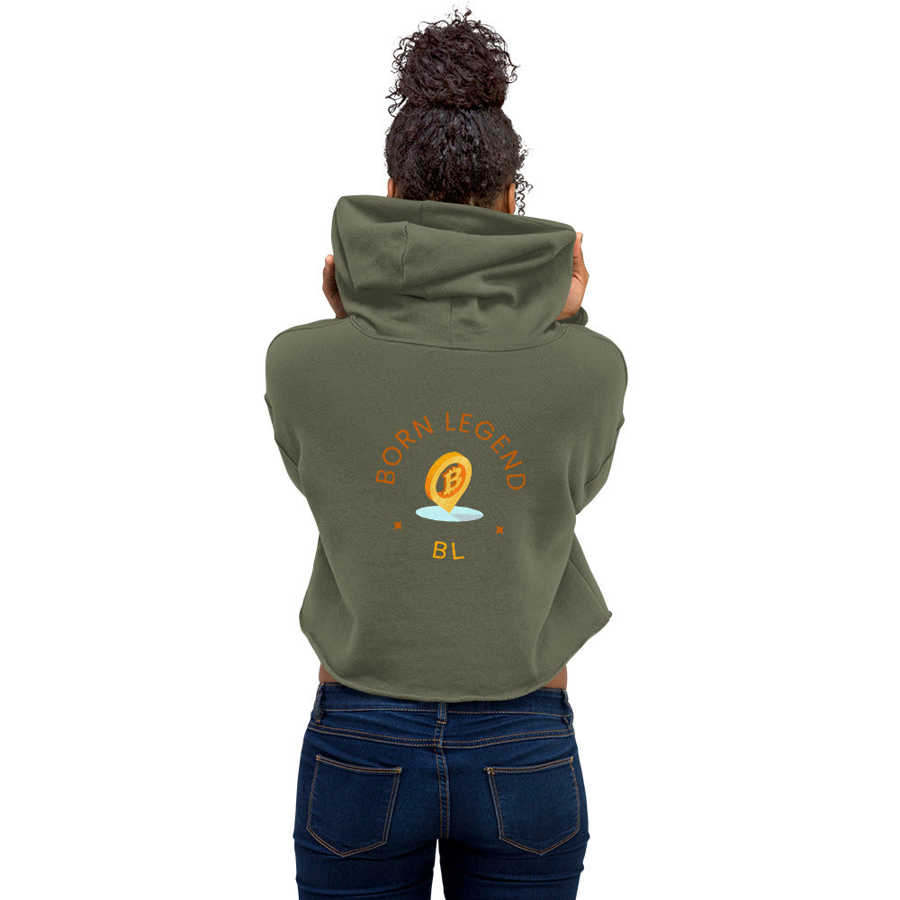 Born Legend Women Crop Hoodie