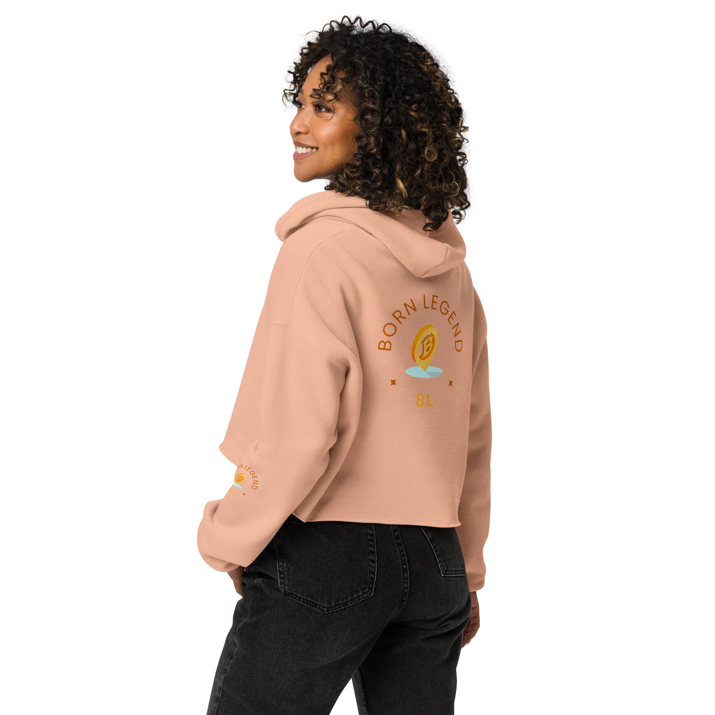 Born Legend Women Crop Hoodie