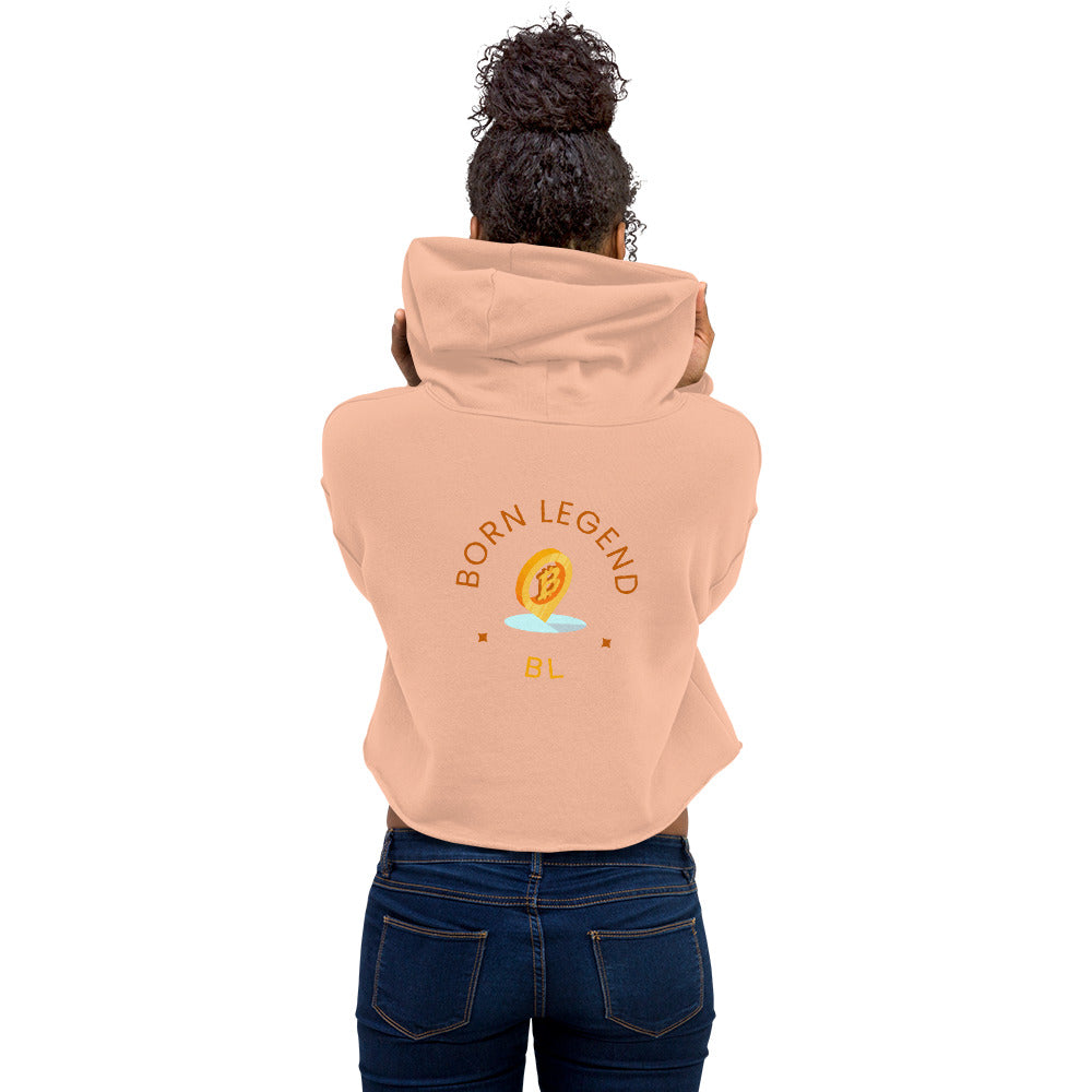 Born Legend Women Crop Hoodie