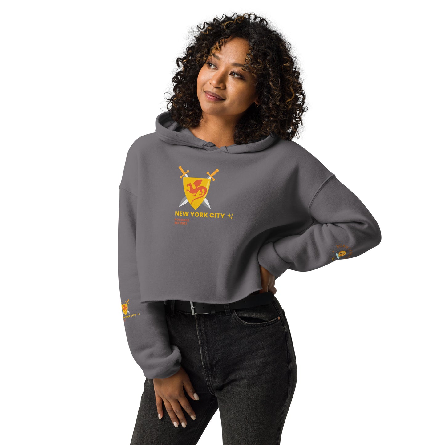 Born Legend Women Crop Hoodie