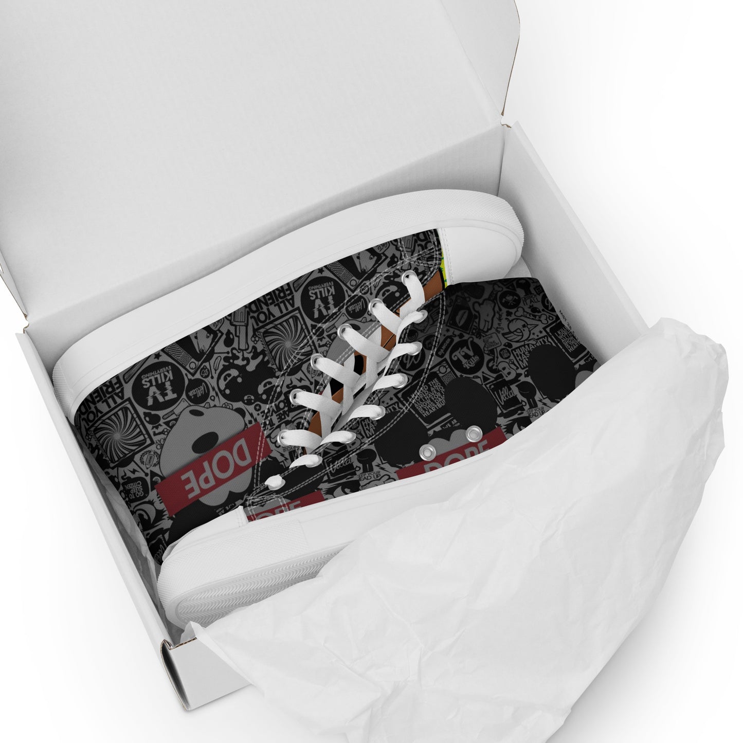 Black Billionaire Women’s high top canvas shoes by Rocko52