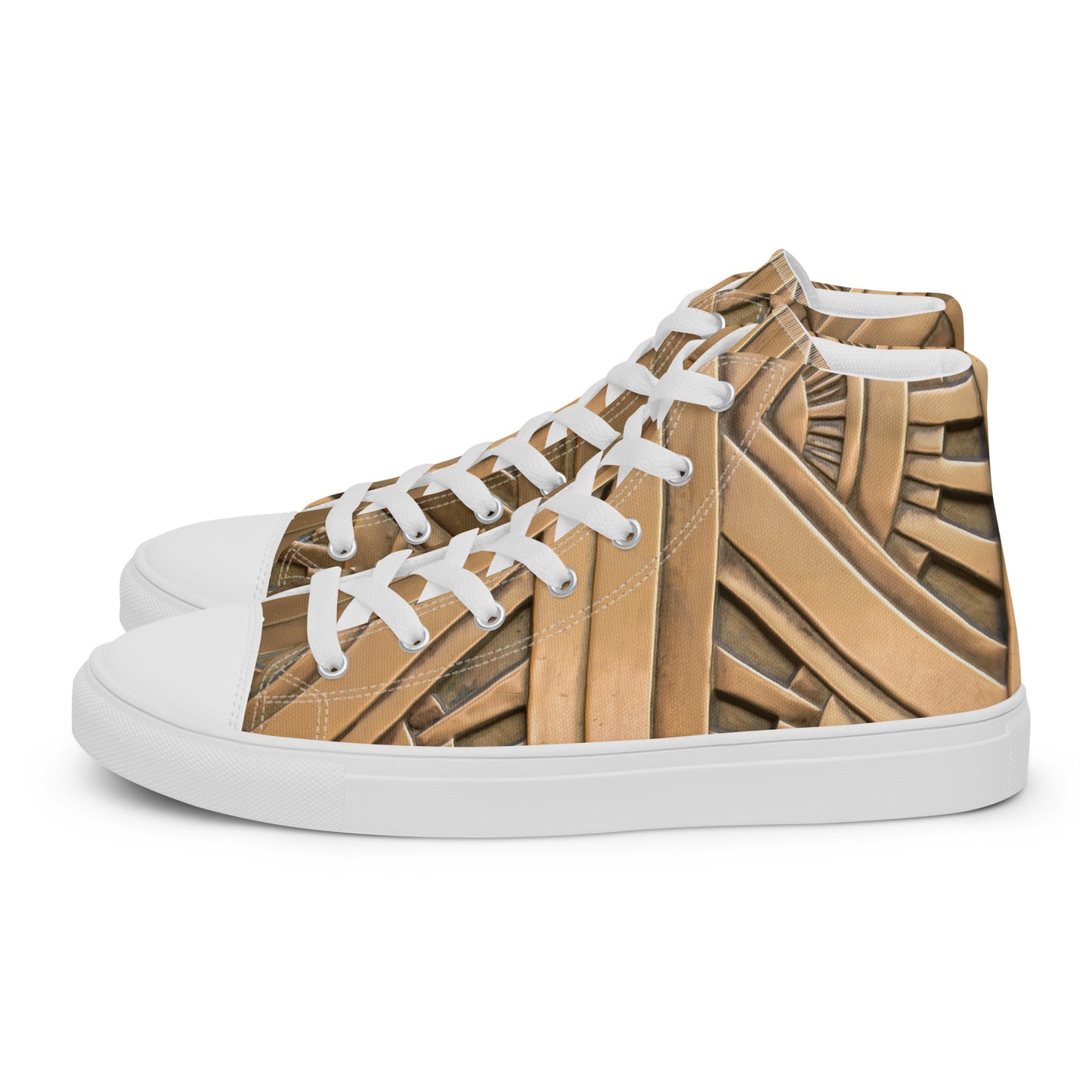 Black Billionaire Women’s high top canvas shoes