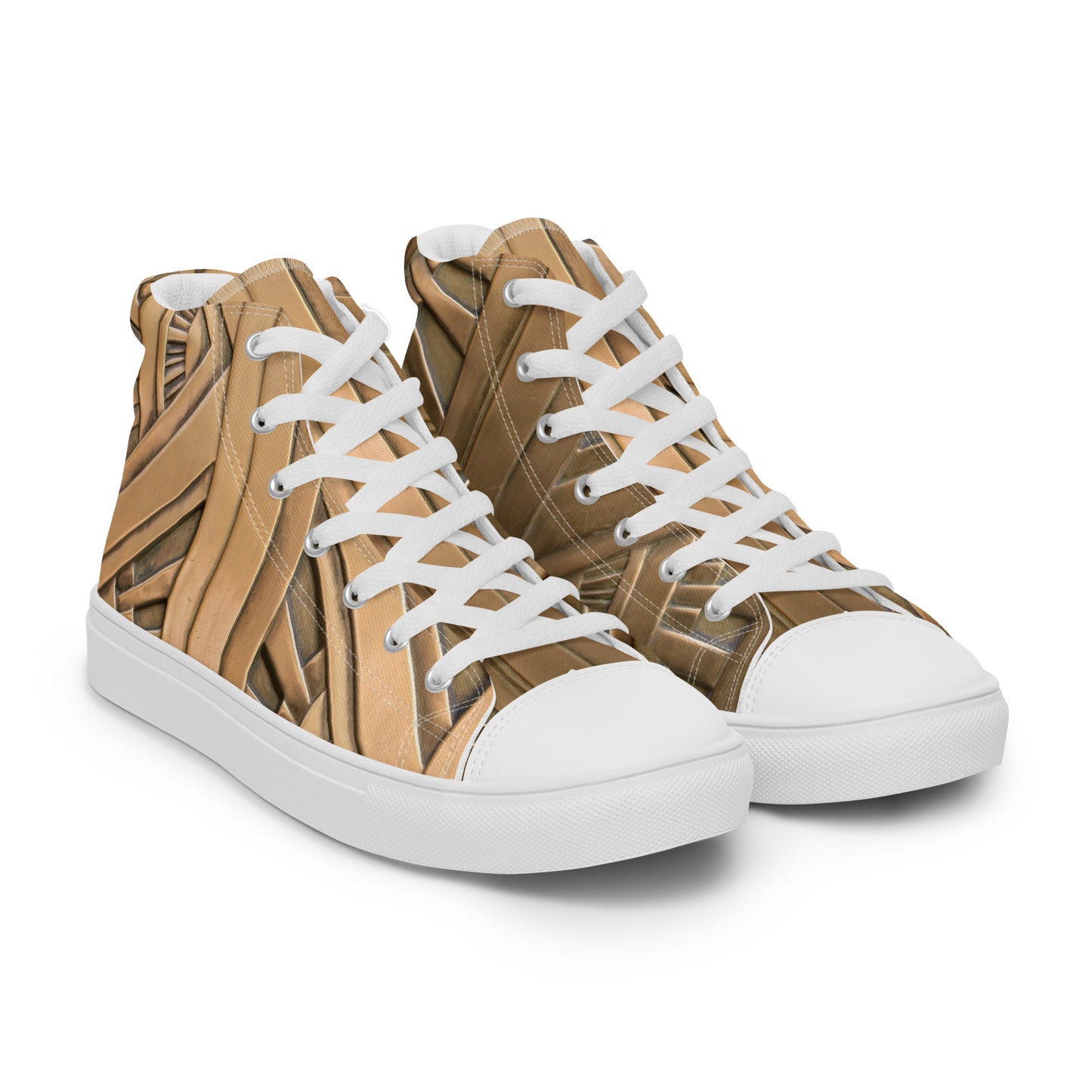 Black Billionaire Women’s high top canvas shoes