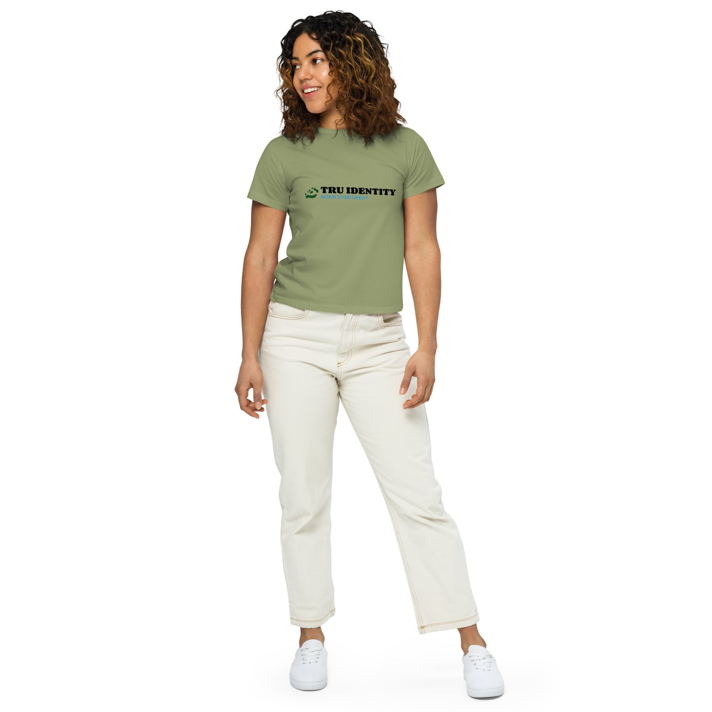 Women’s high-waisted t-shirt