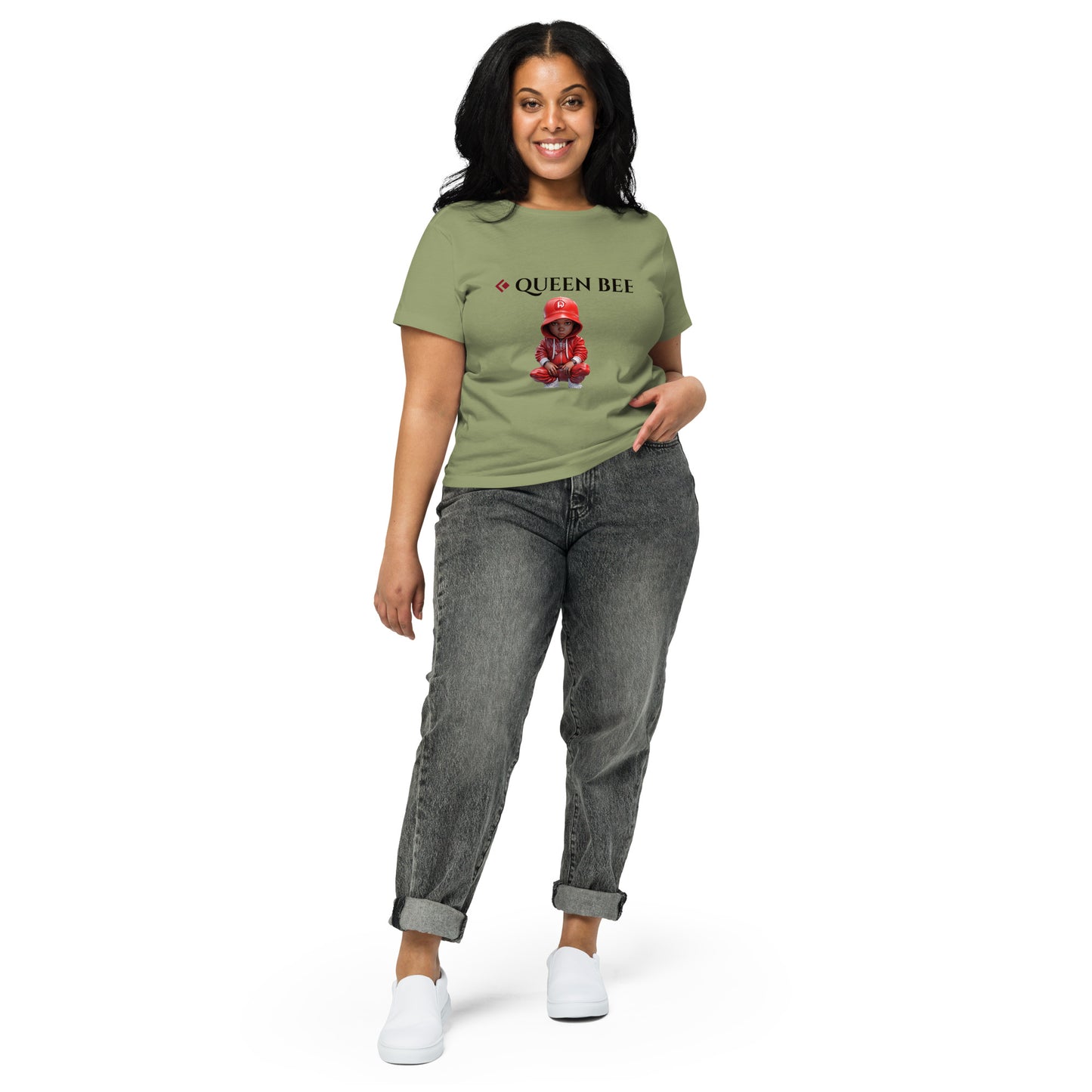 Women’s high-waisted t-shirt