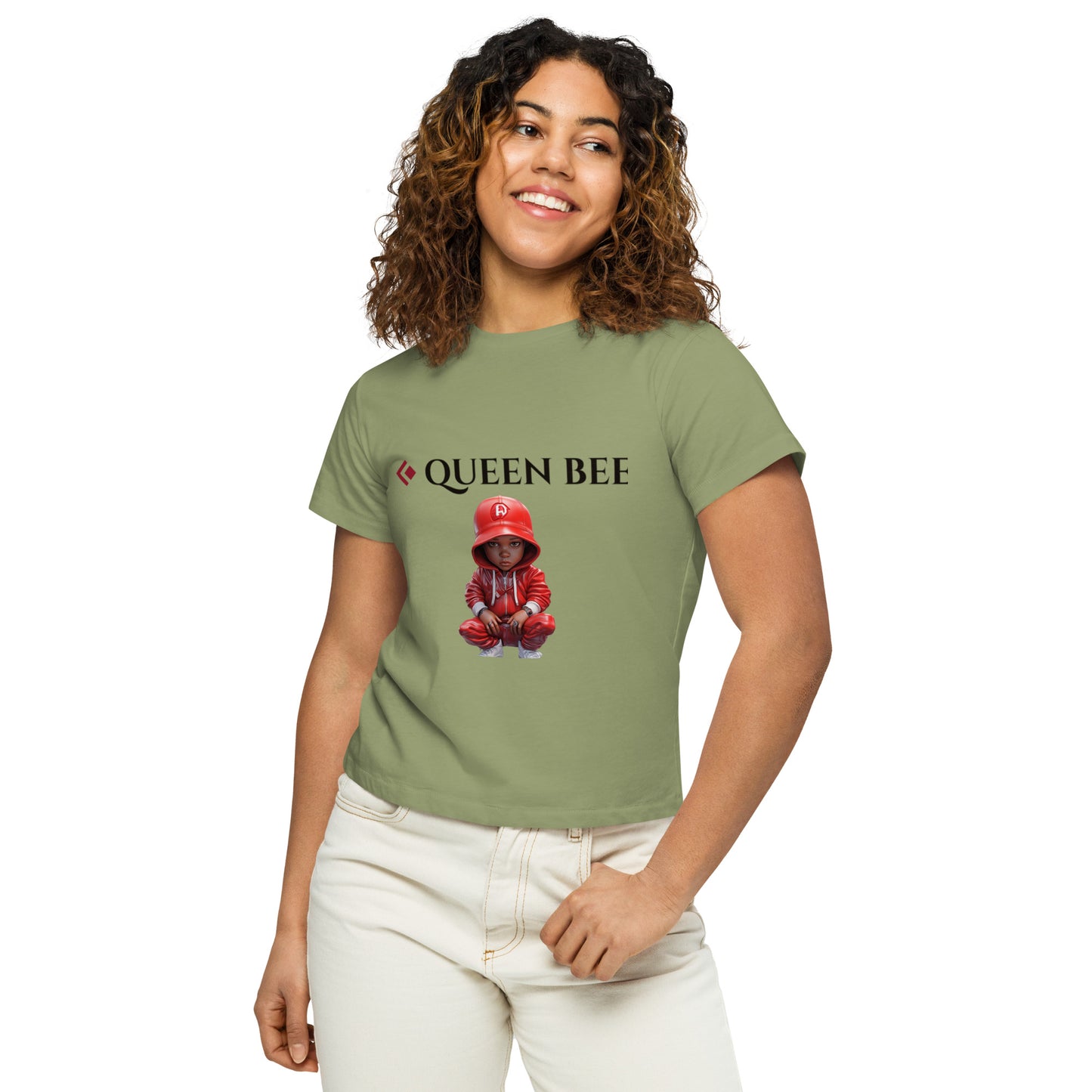 Women’s high-waisted t-shirt