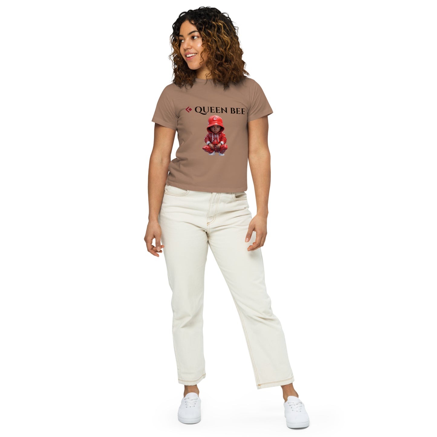 Women’s high-waisted t-shirt