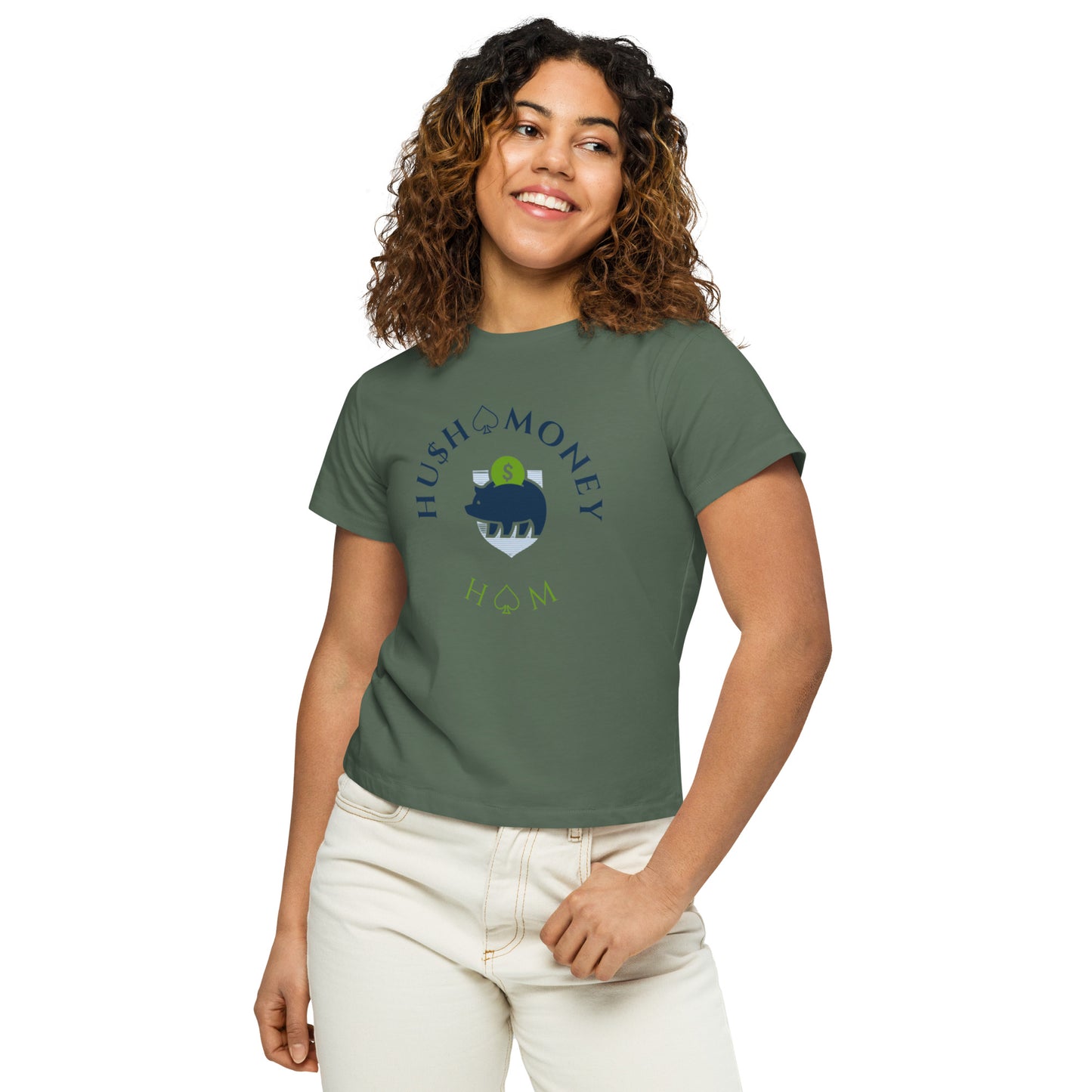 Women’s high-waisted t-shirt