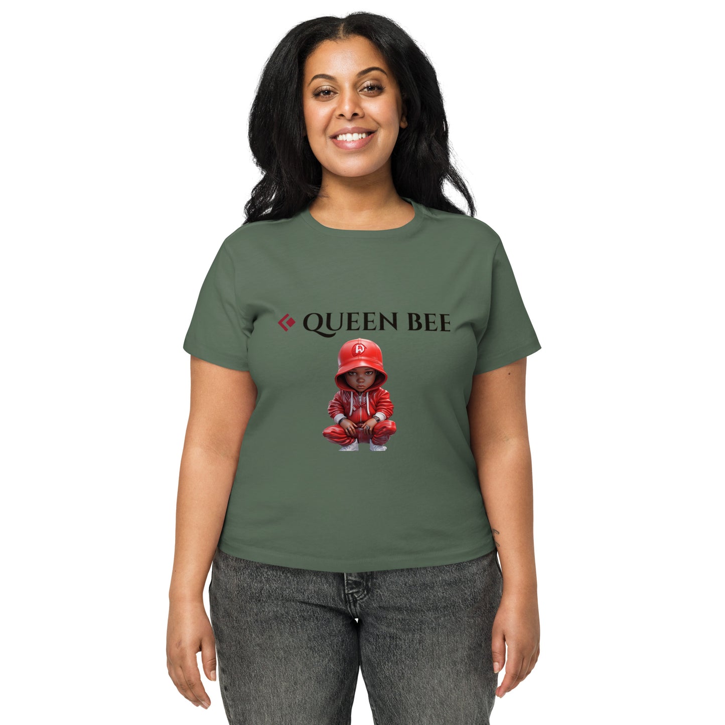 Women’s high-waisted t-shirt