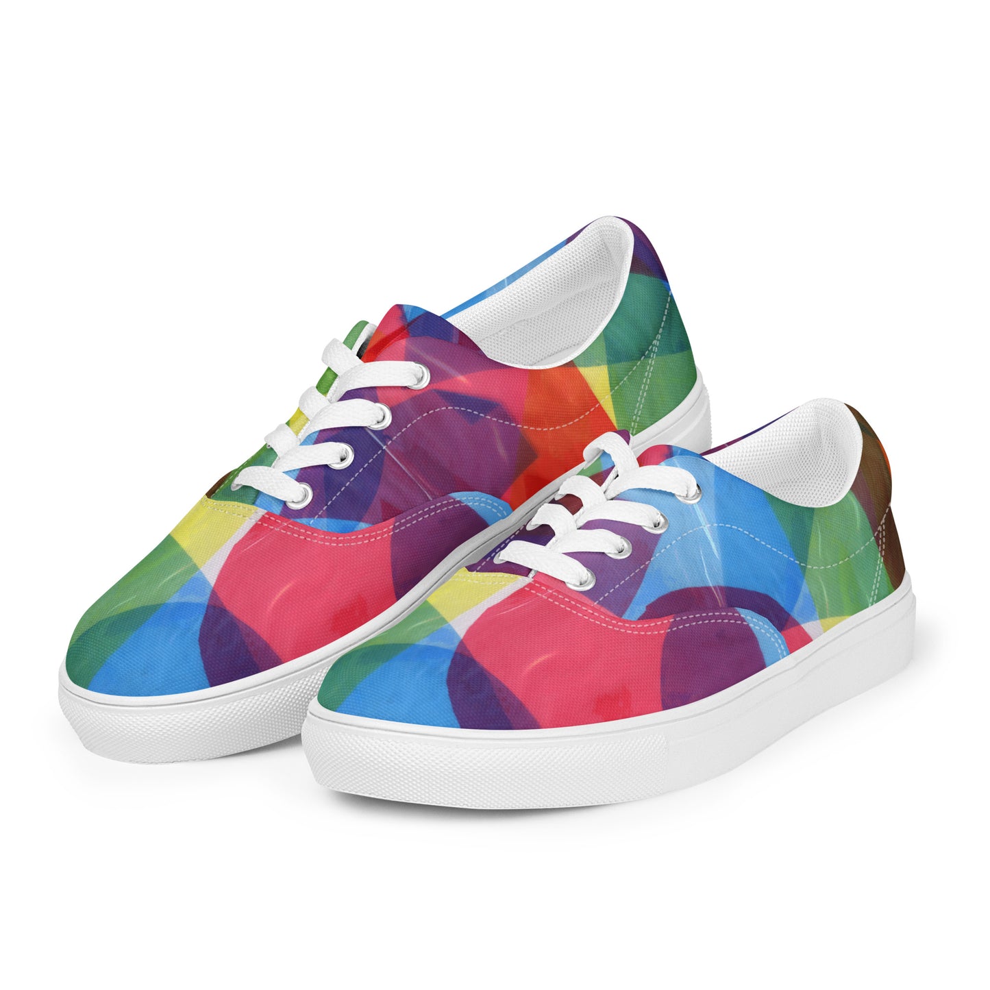 Women’s lace-up canvas shoes